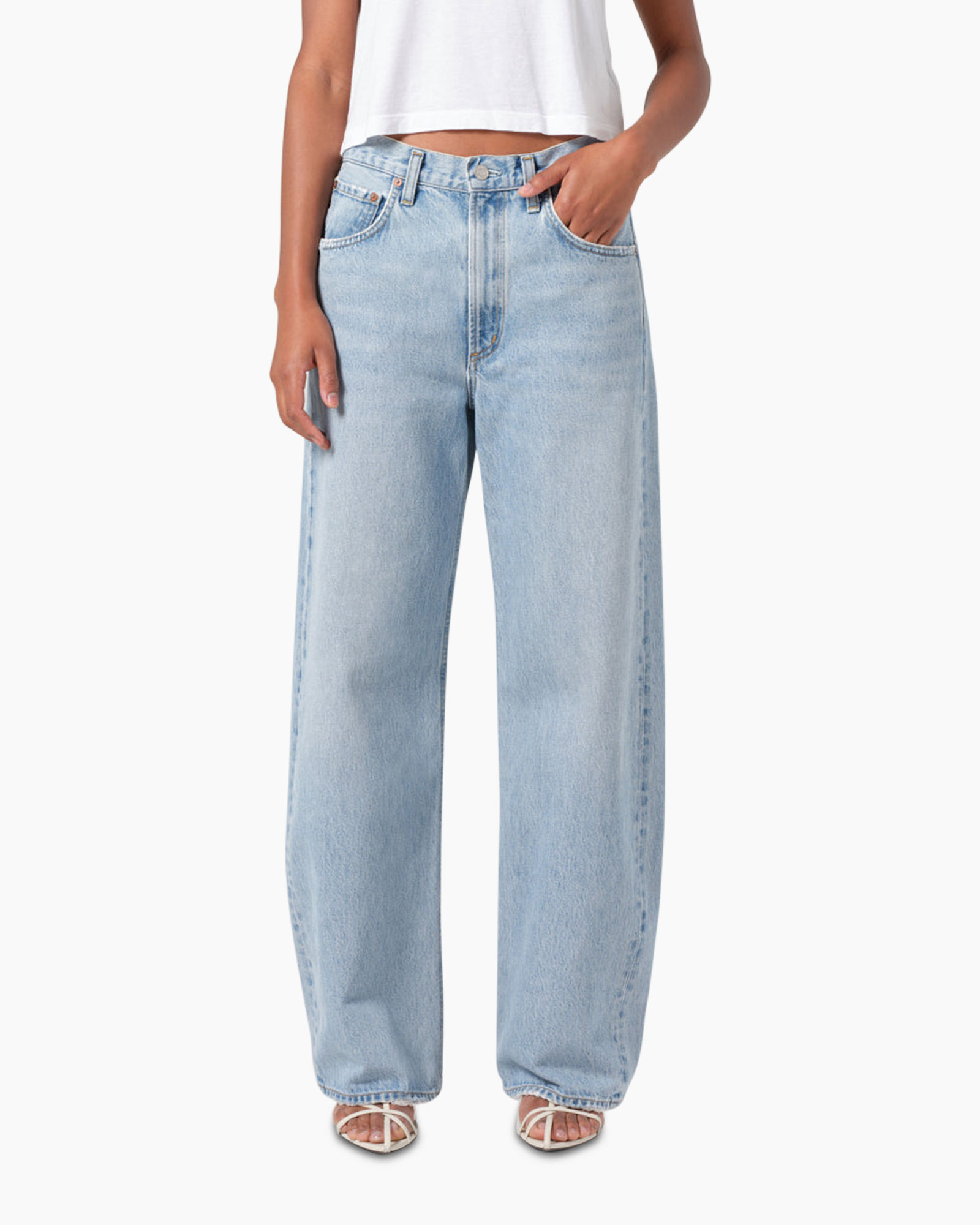 Jeans Low Curve Licht Blauw