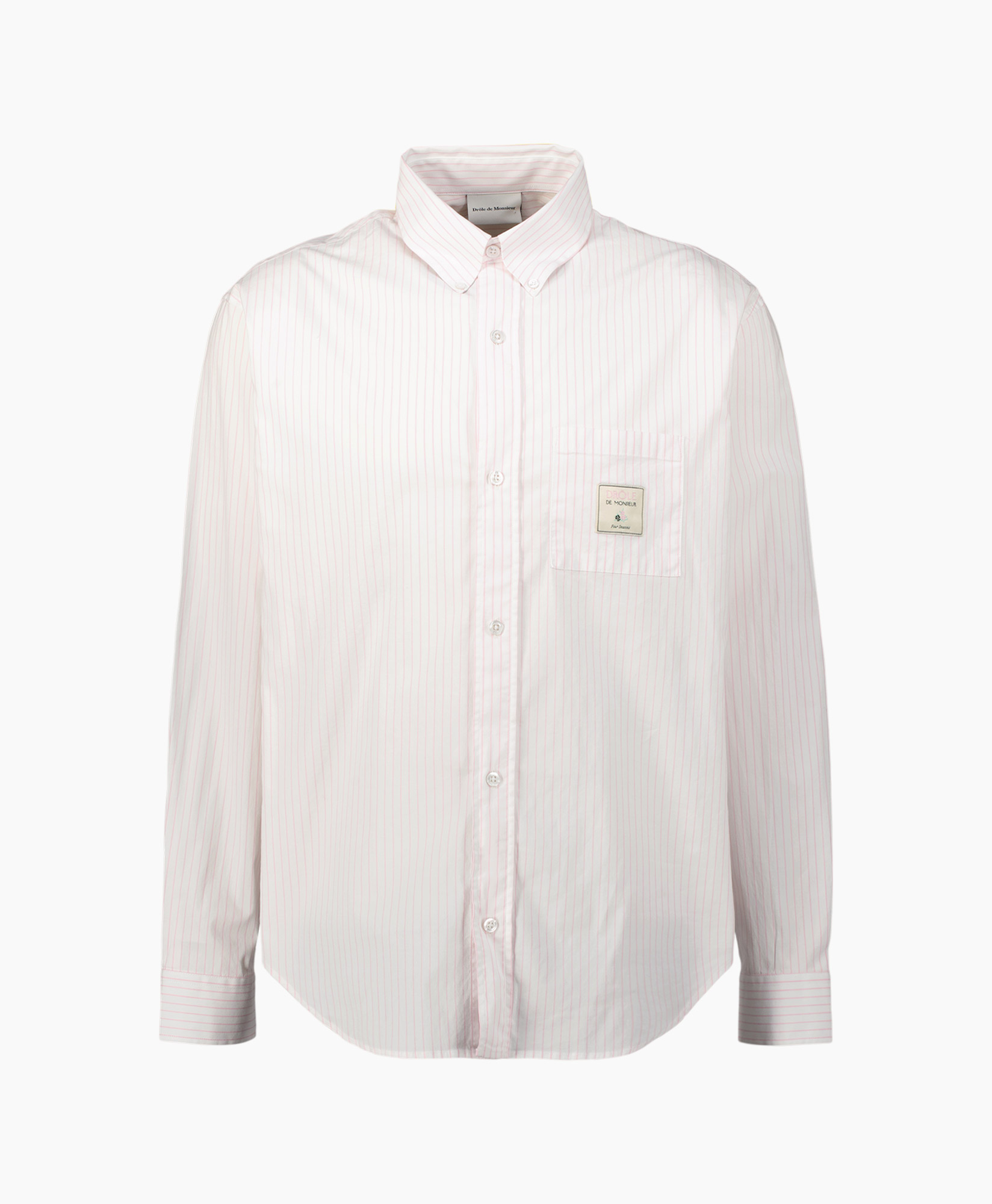 Overhemd La Chemise Rayee Rose