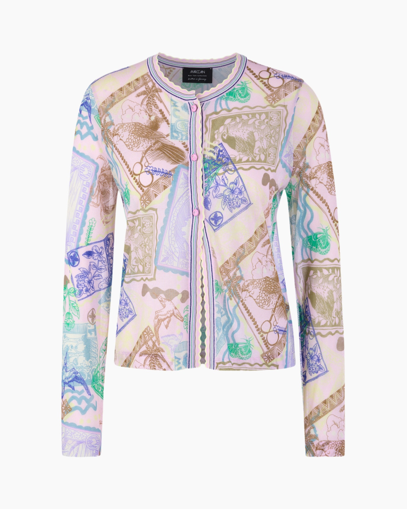 Coat, Jacket, Long Sleeve, Sweater, Pattern