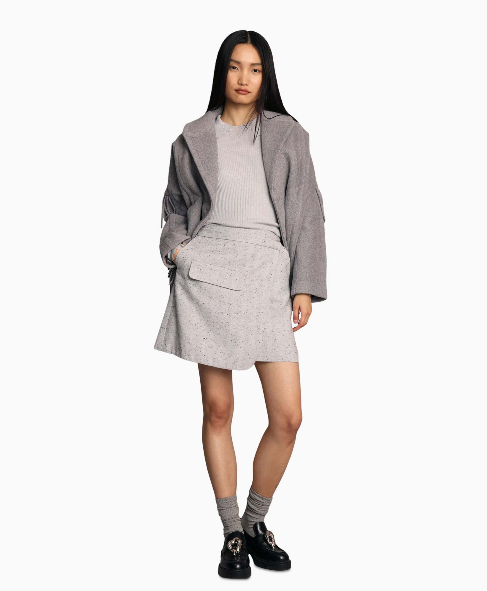 Munthe Minirok 233-1210-23308 Grijs