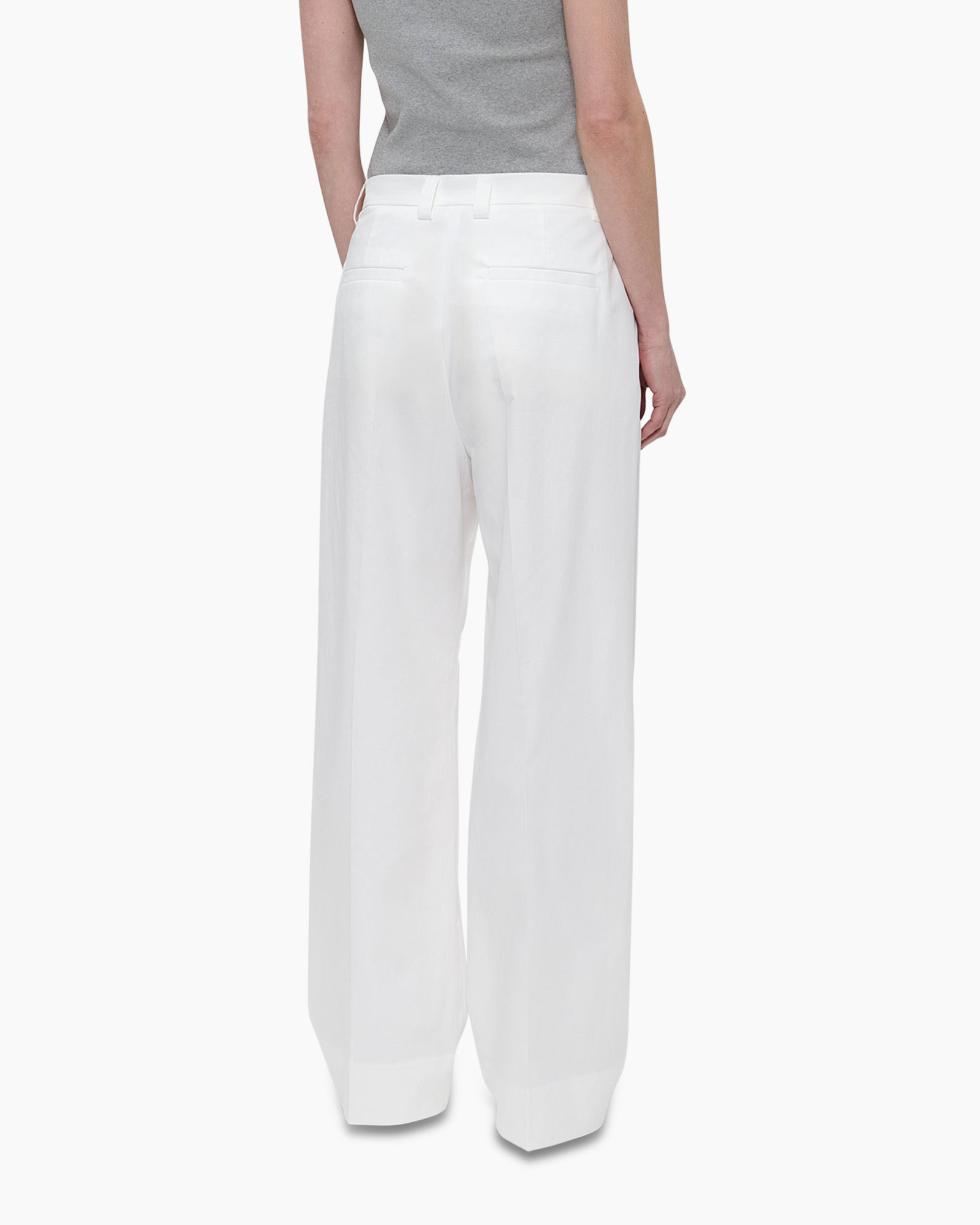 Pantalon Cotton Garbardine Kay Off White