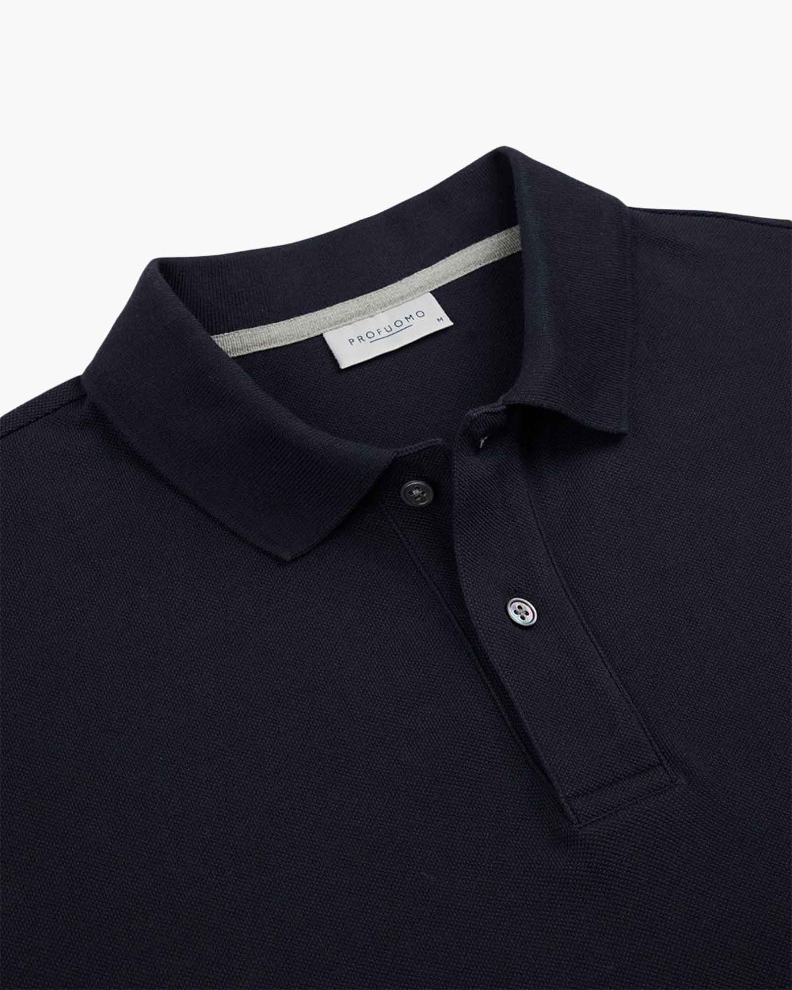 Polo  Ss Nav Donker Blauw