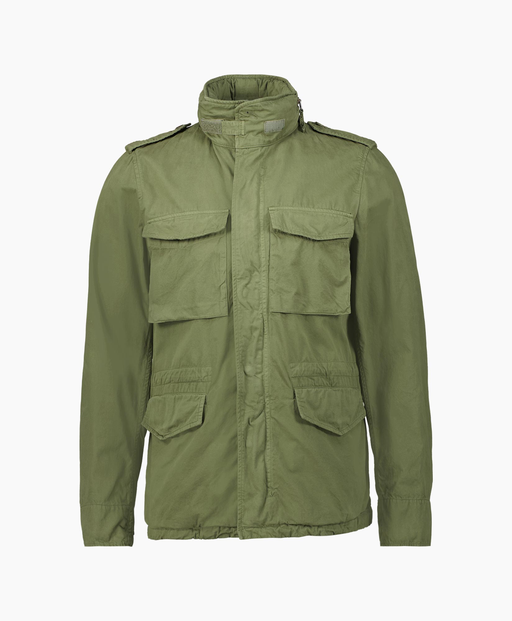 Aspesi Heren Jasje Giub. Minifield Cot Groen
