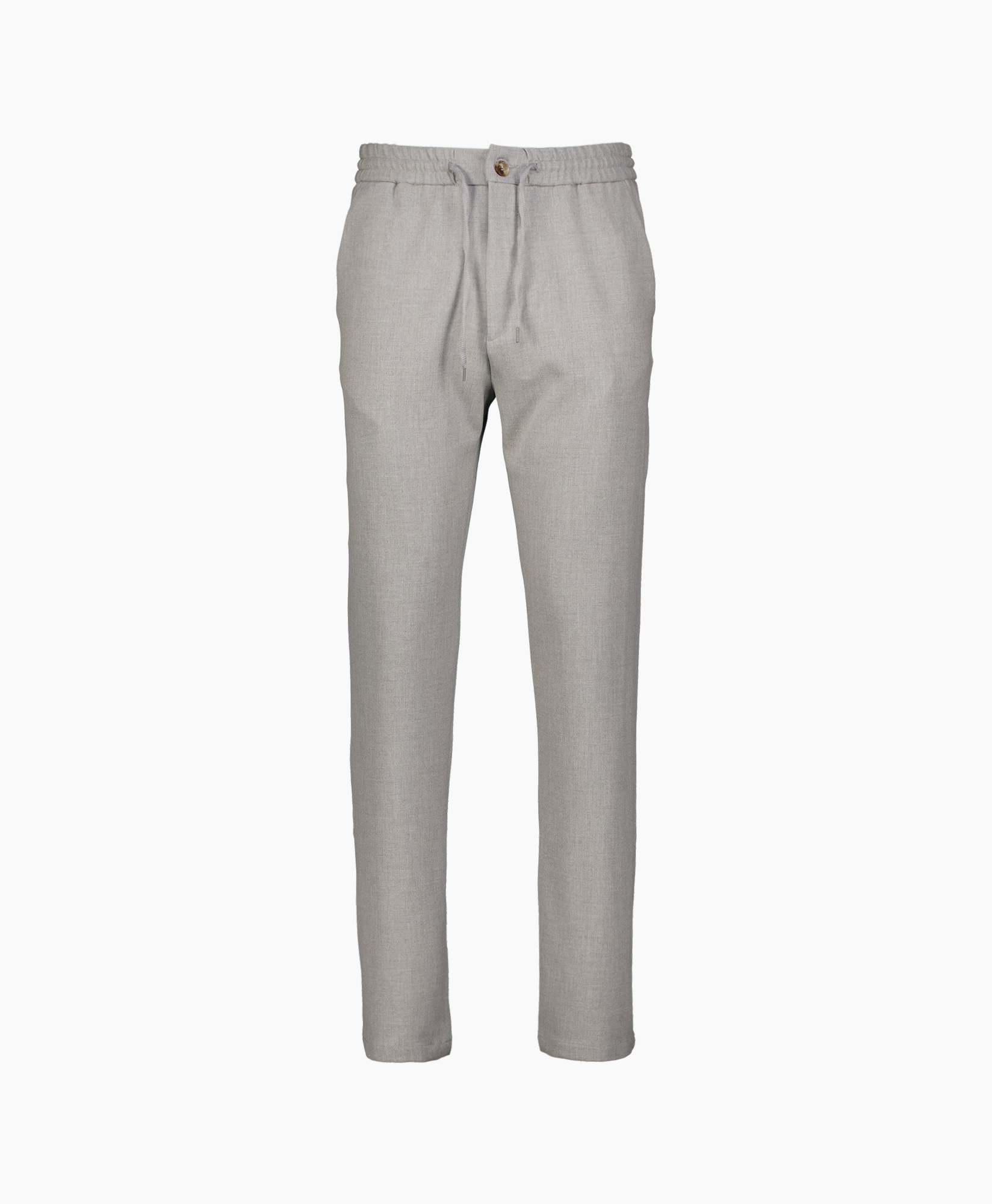 Pantalon Como Tapered Drawstring Licht Grijs