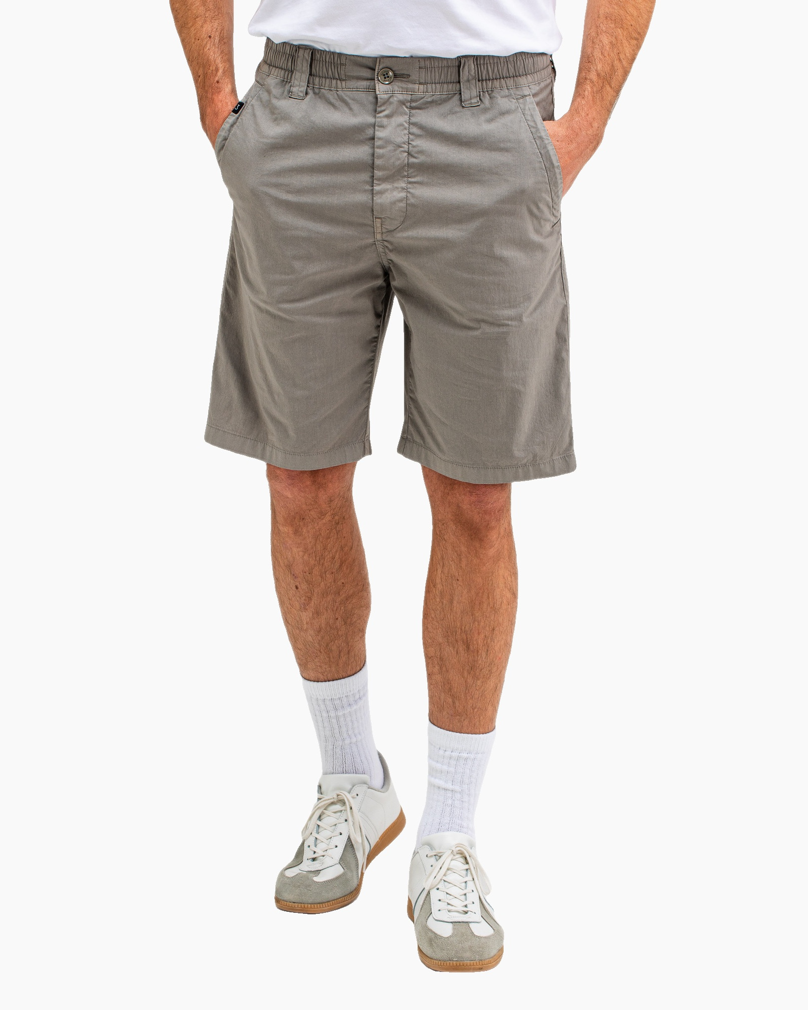 Korte Broek Tristan Chino Licht Grijs