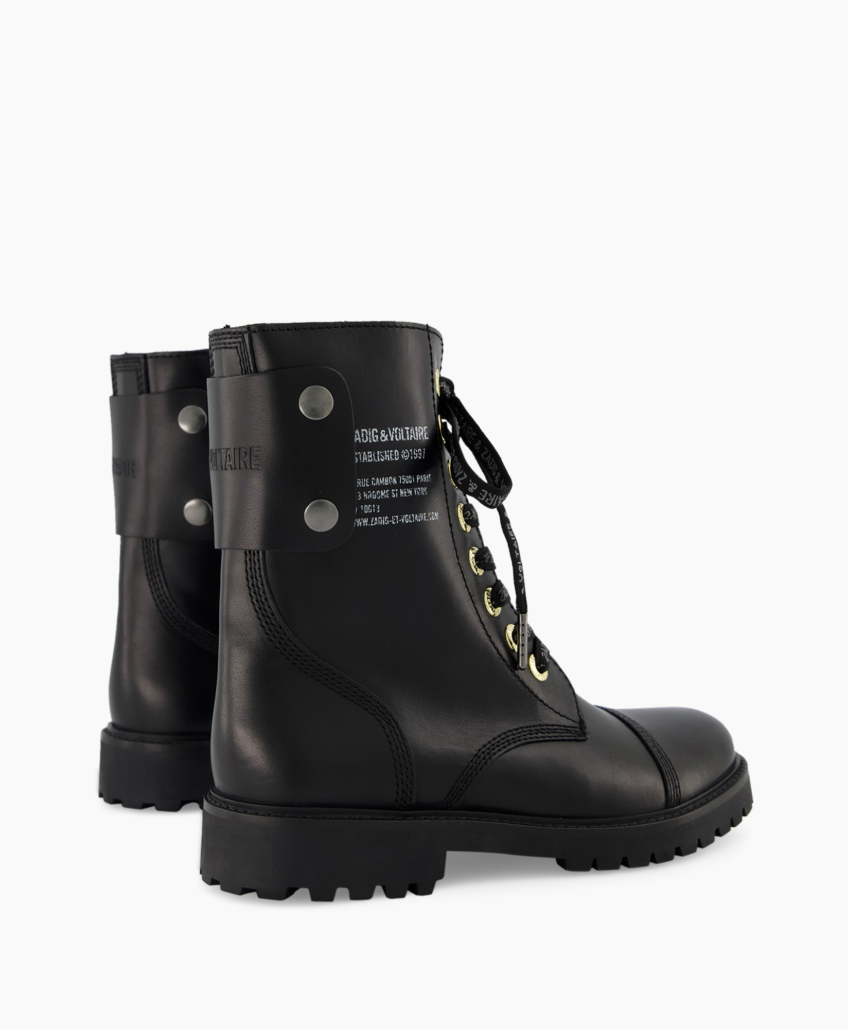 Zadig & Voltaire Enkellaars Swct00004 Zwart