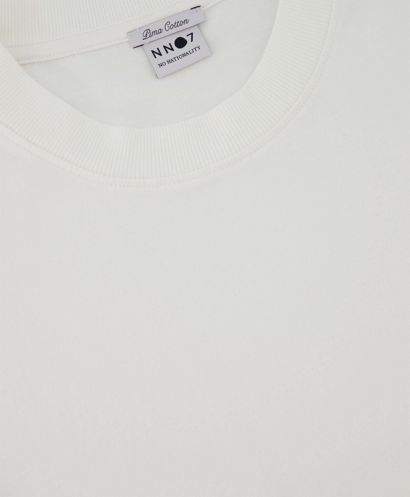 Nn07 T-shirt Korte Mouw Adam 3209 Wit