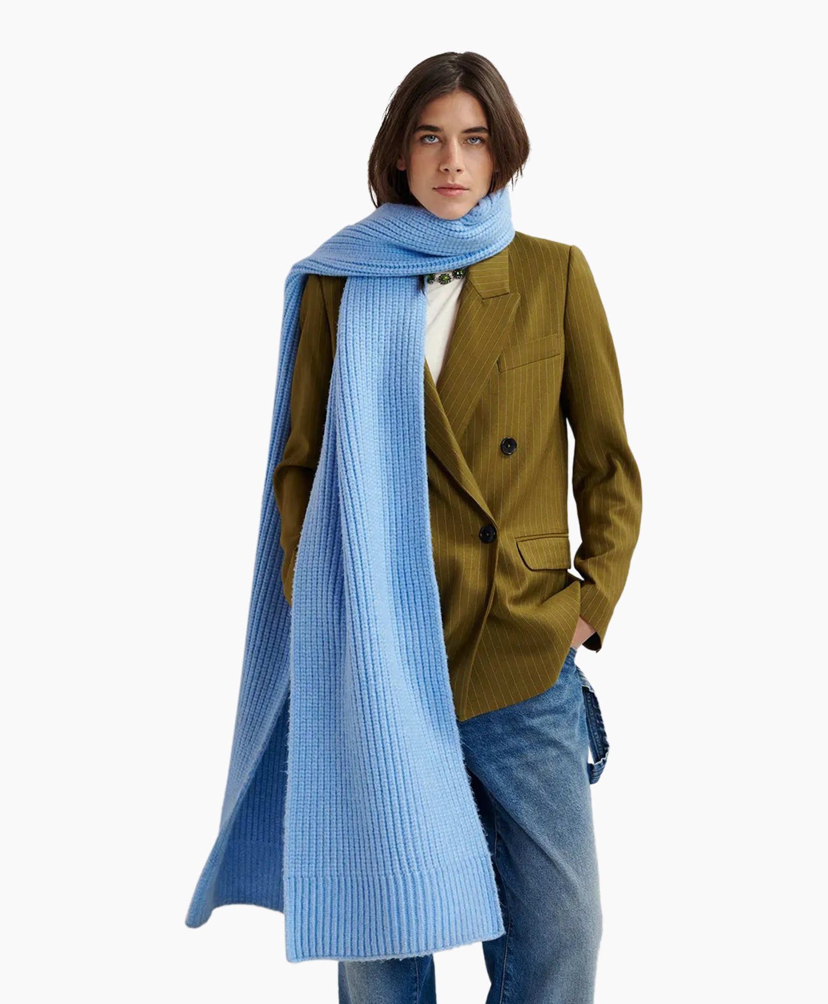Shawl Gonovan Blauw