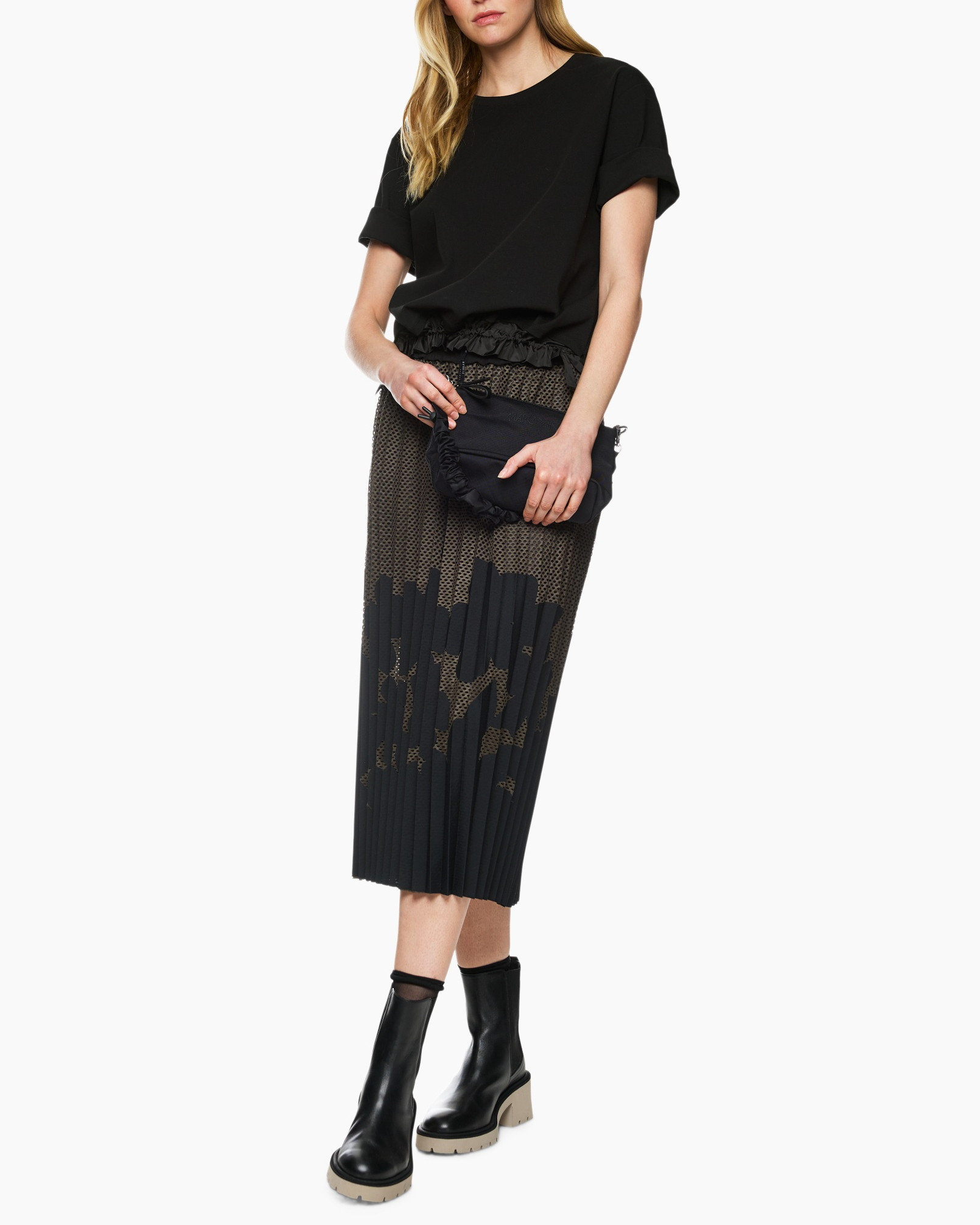 T-shirt Zs 48.15 J54 Zwart