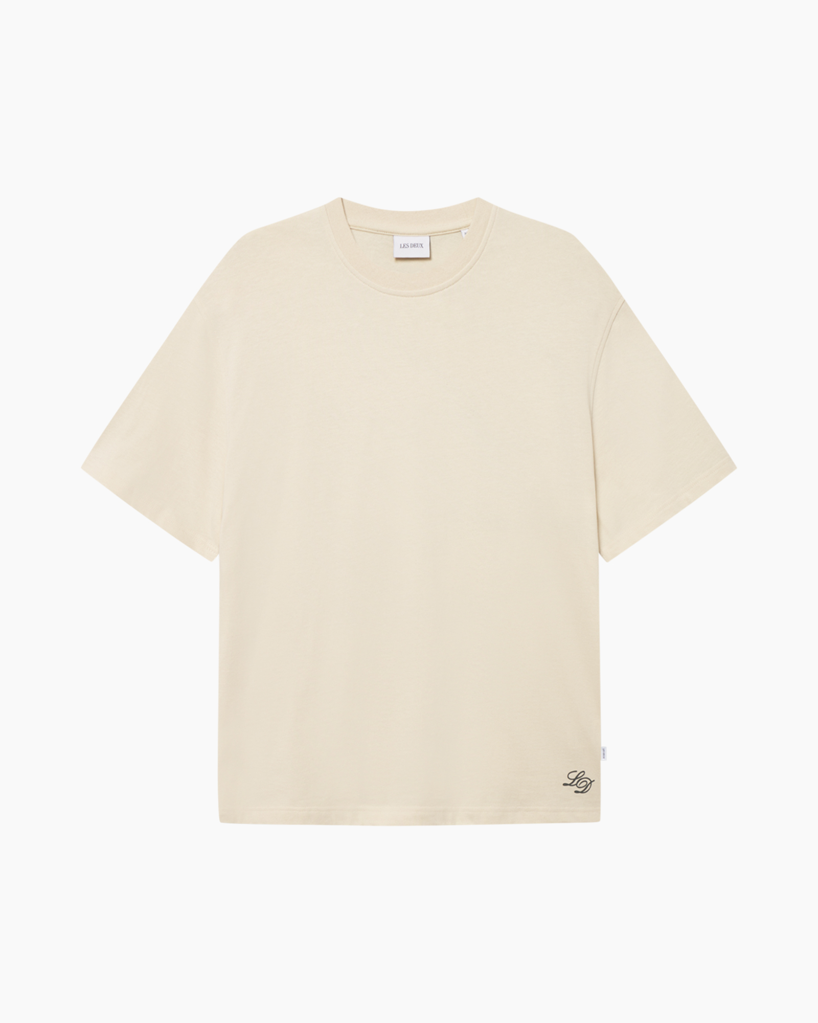 T-shirt Korte Mouw Danton Ecru