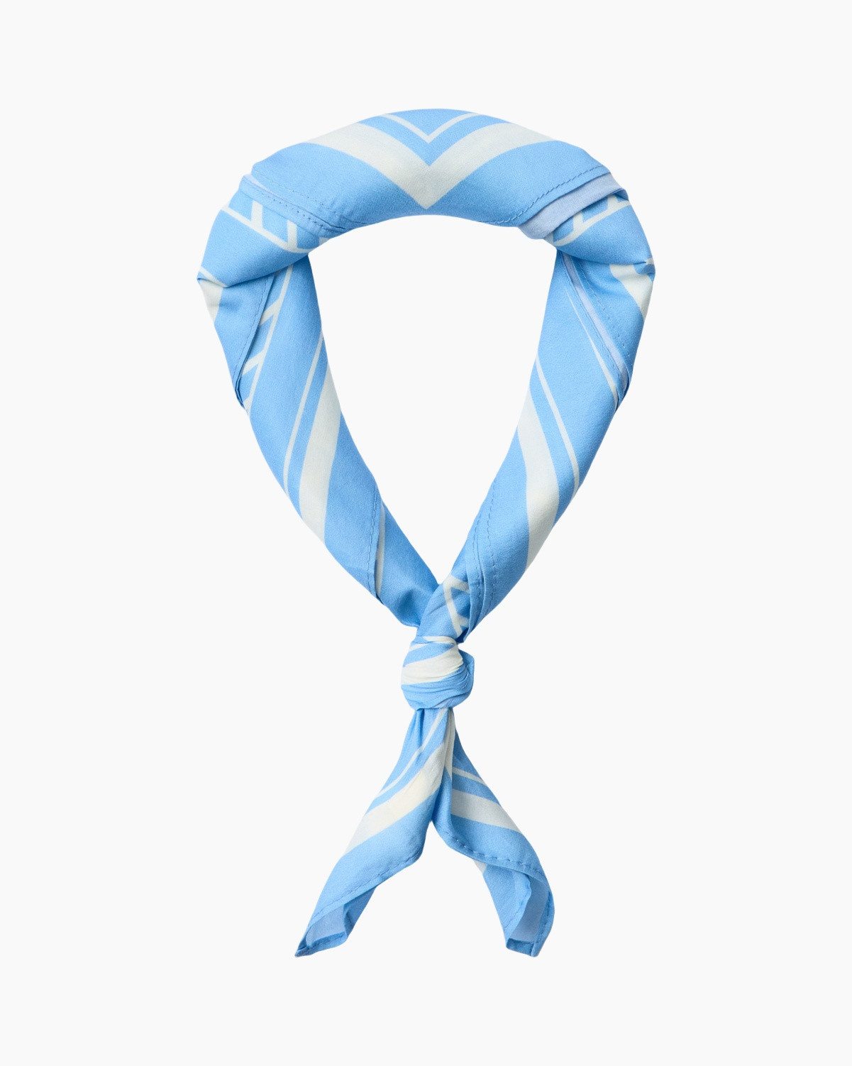 hoofdband, sjaal, bandana, patroon, blauw