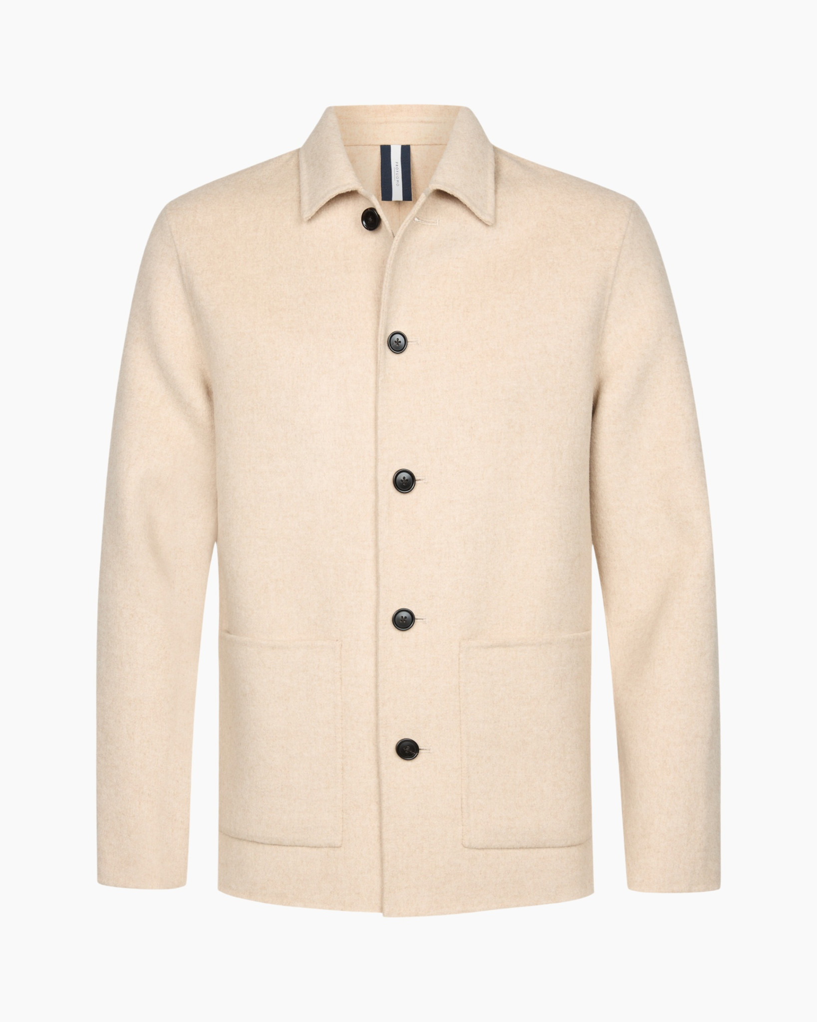 Jasje  Wool Button L.san Beige