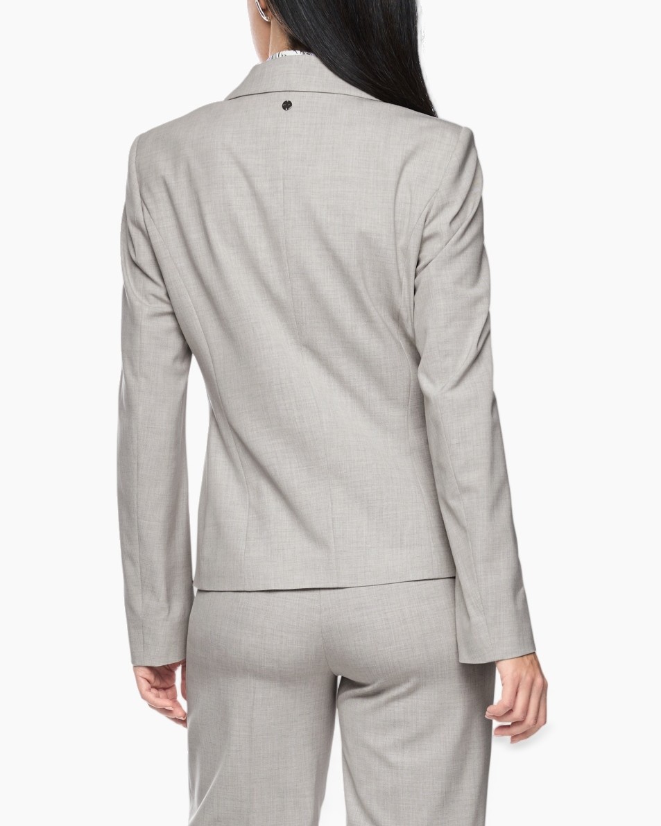 blazer, pak, jasje, broek, lichtgrijs