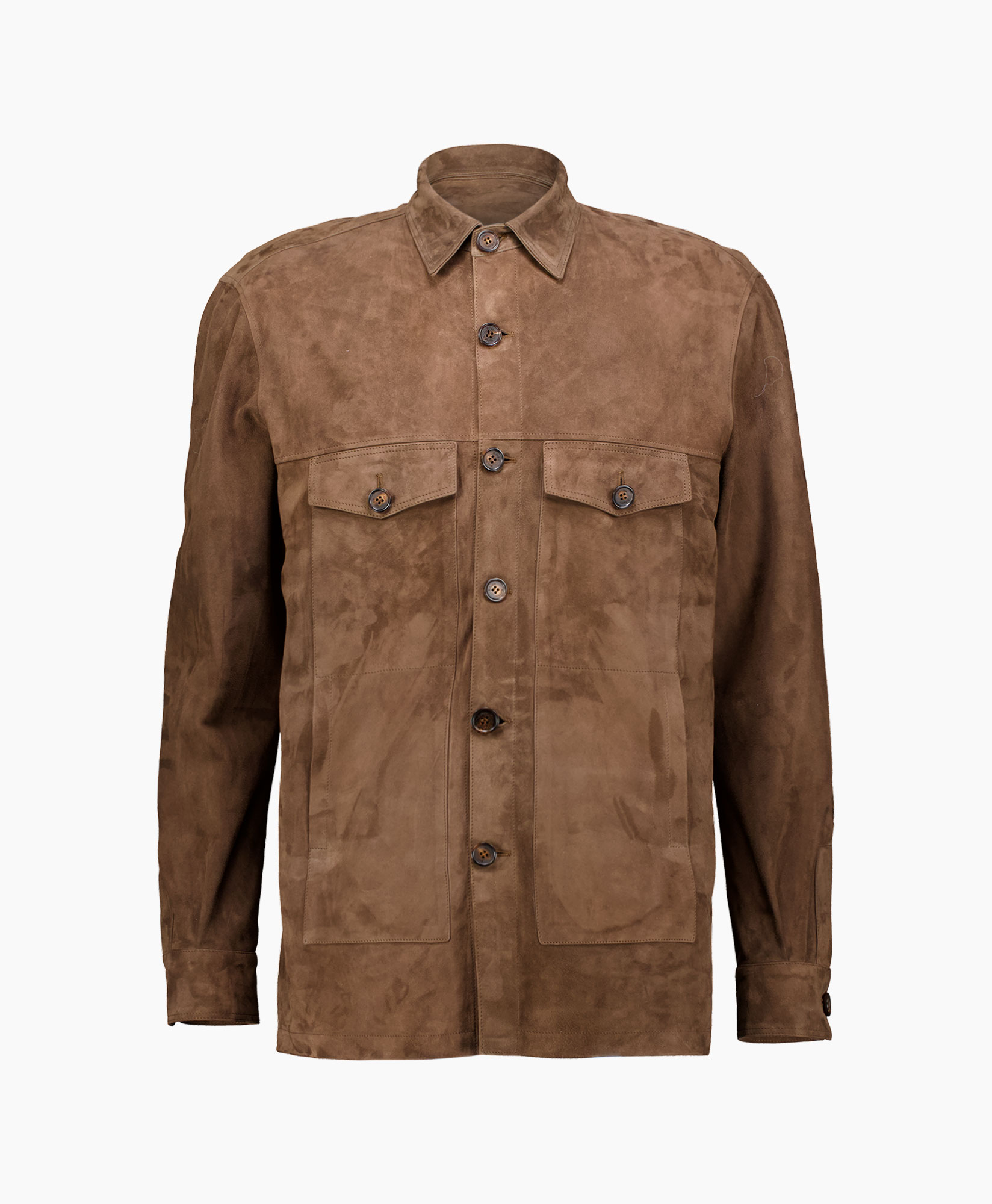 Jasje Suede Donker Bruin
