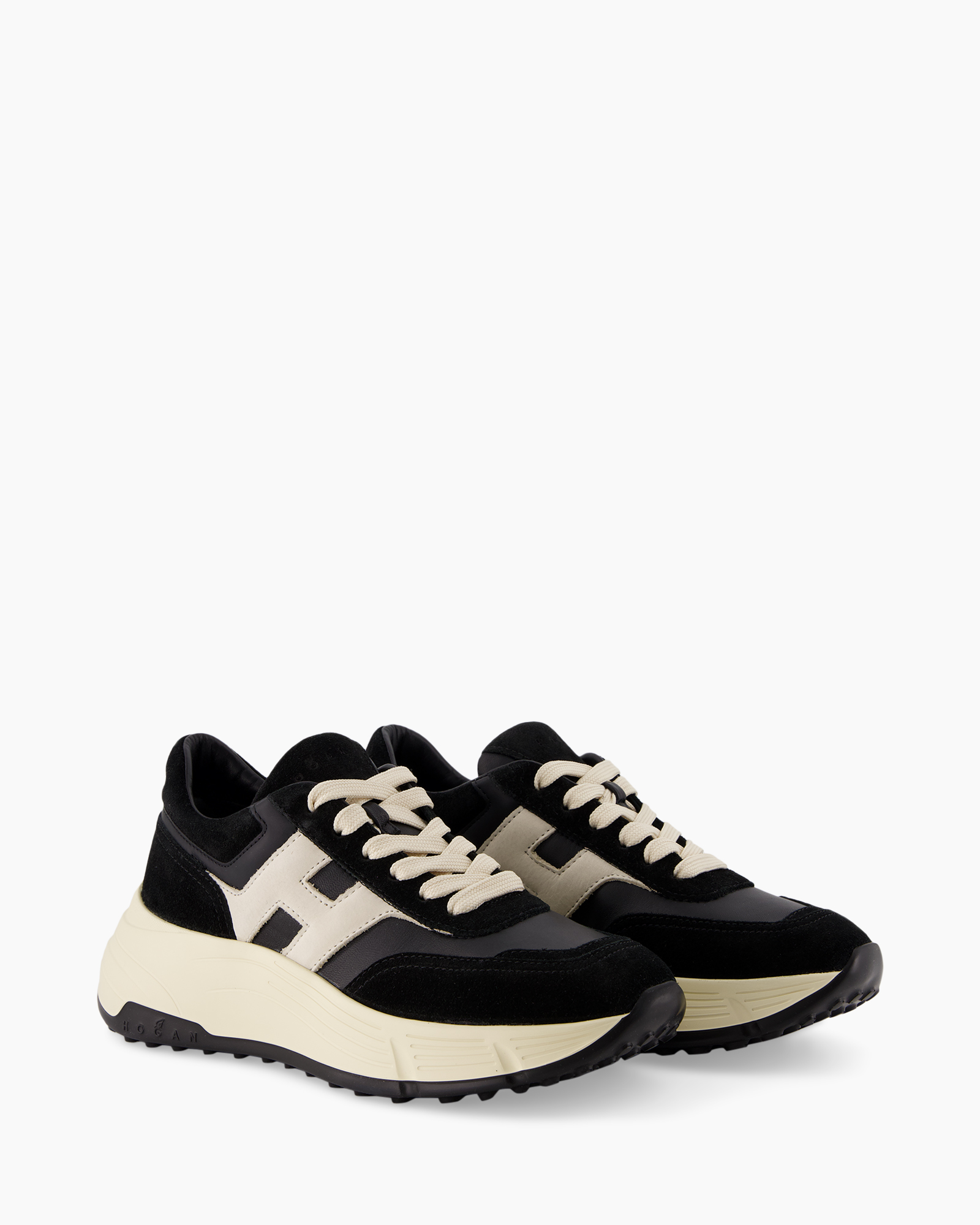 Sneaker H669 Allacciato Zwart