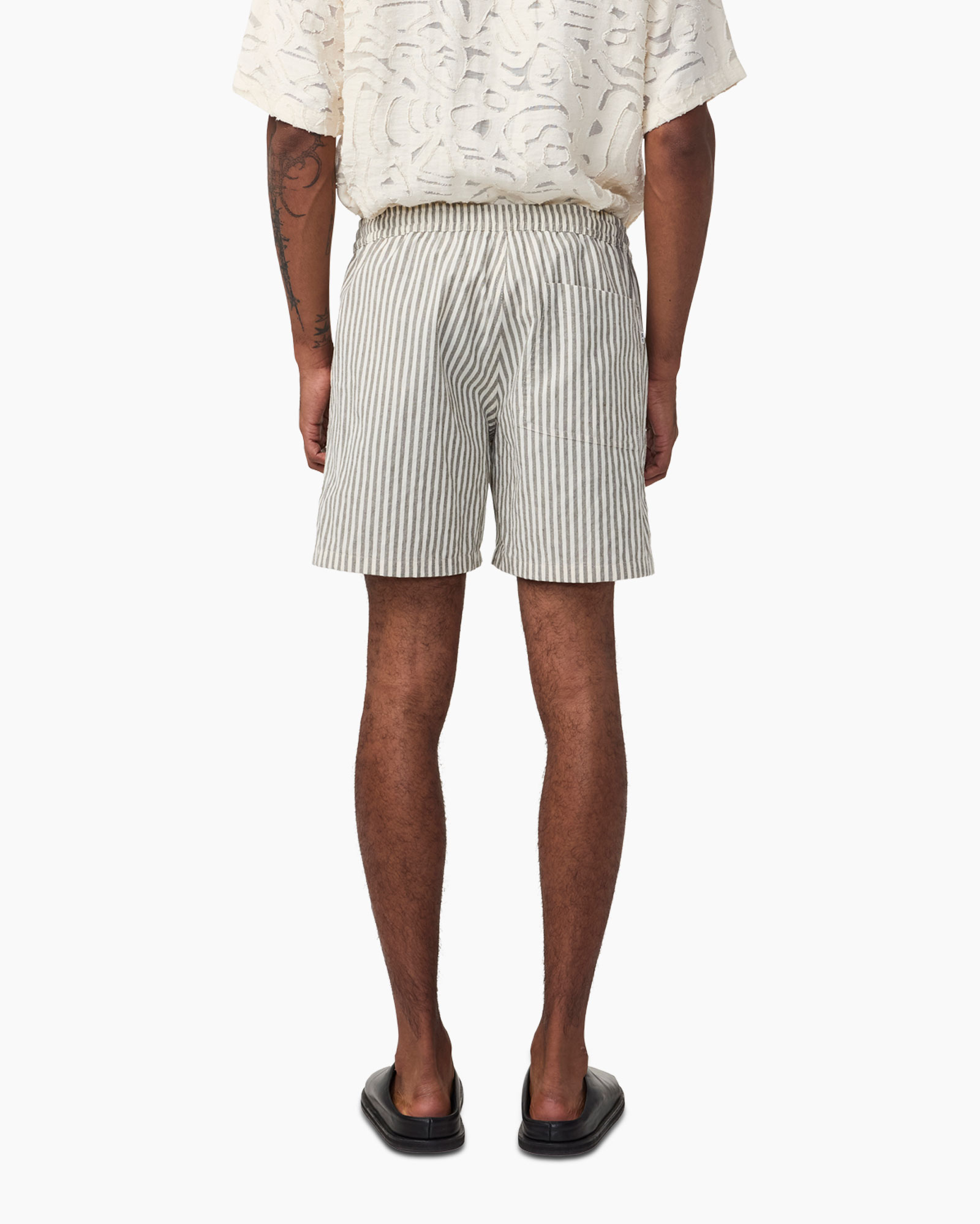 Korte Broek Gregor Stripe Shorts 5246 Groen dessin