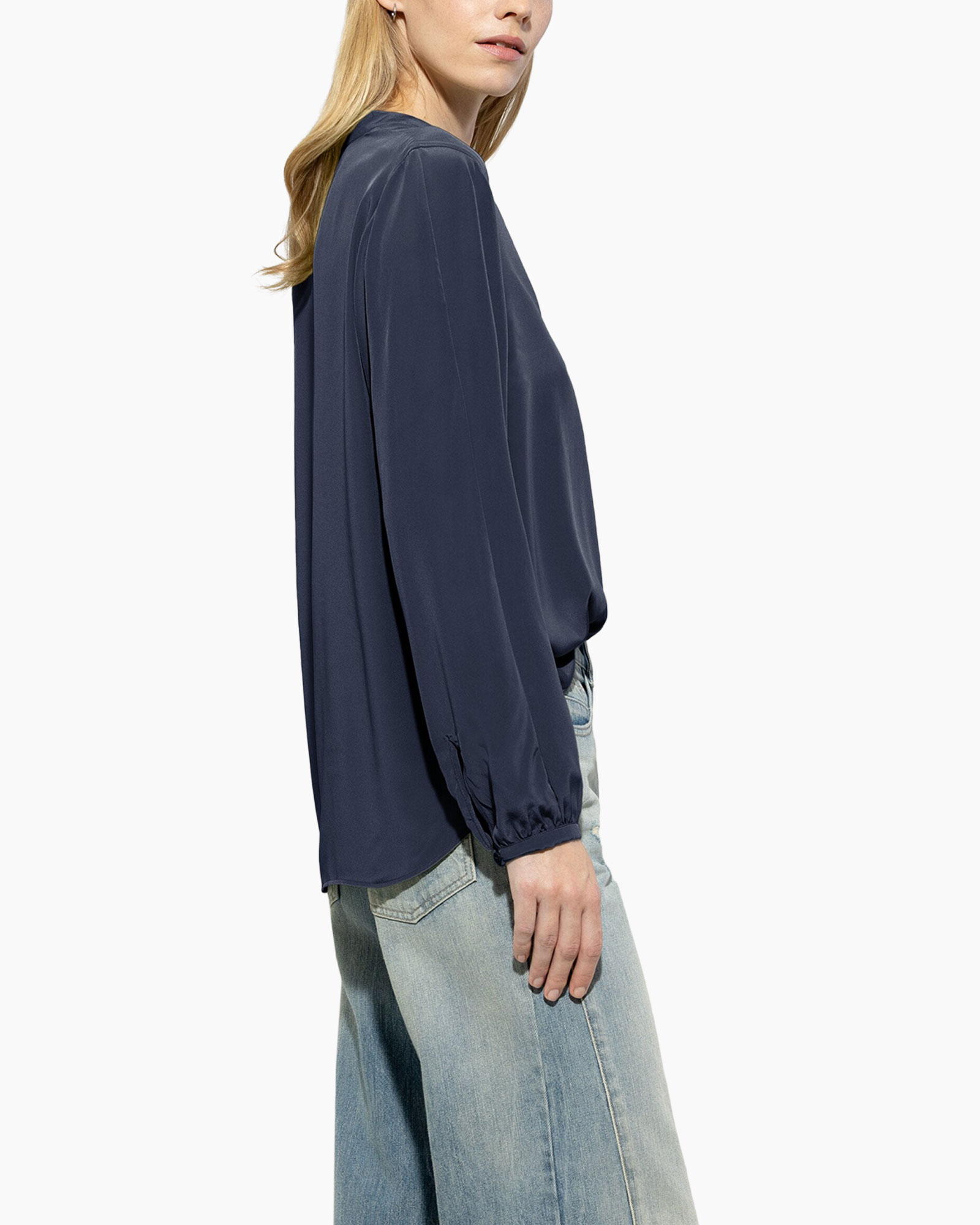 Blouse 218570/3597-0 Donker Blauw