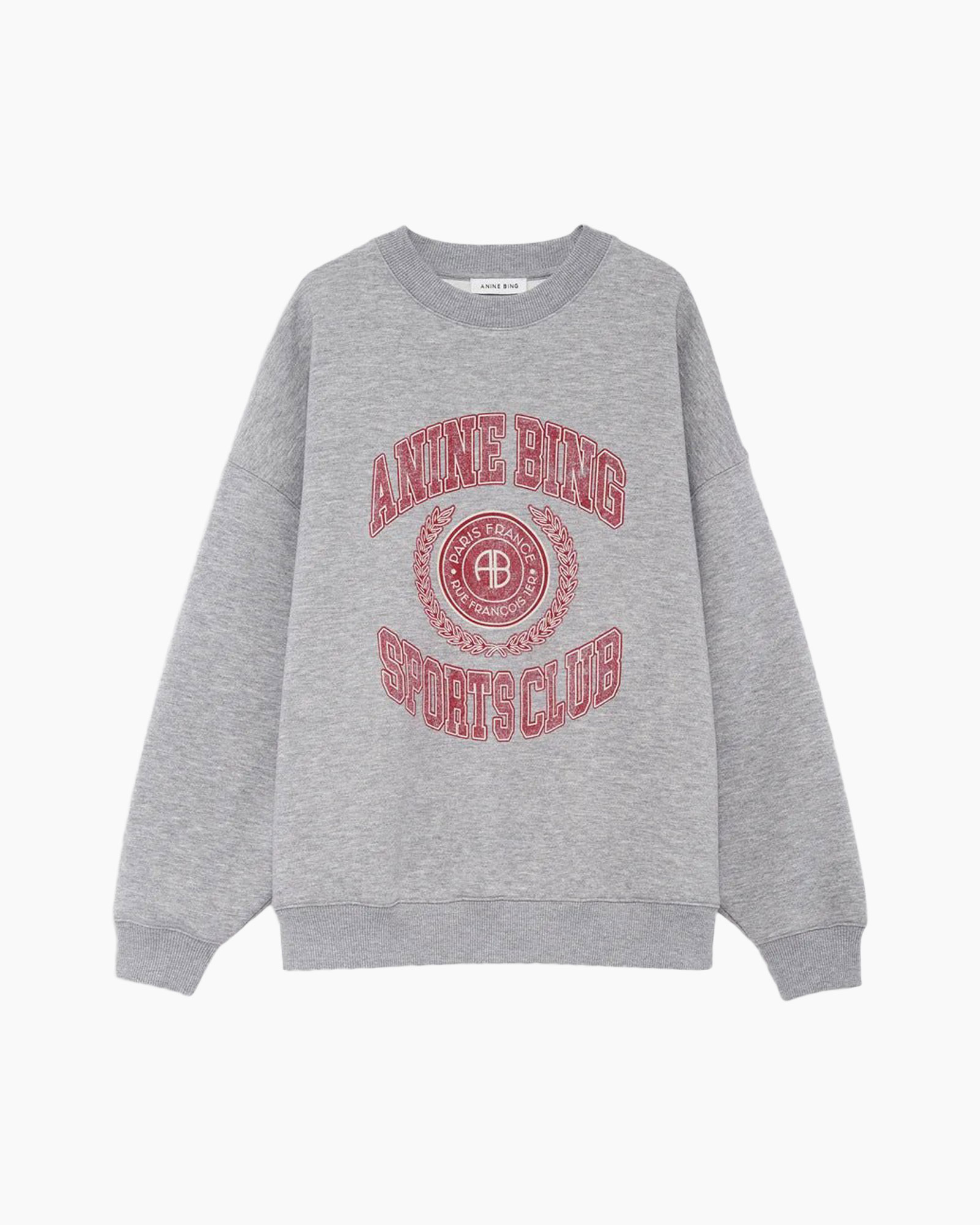 sweatshirt, grijs, logo, grafisch, sportclub