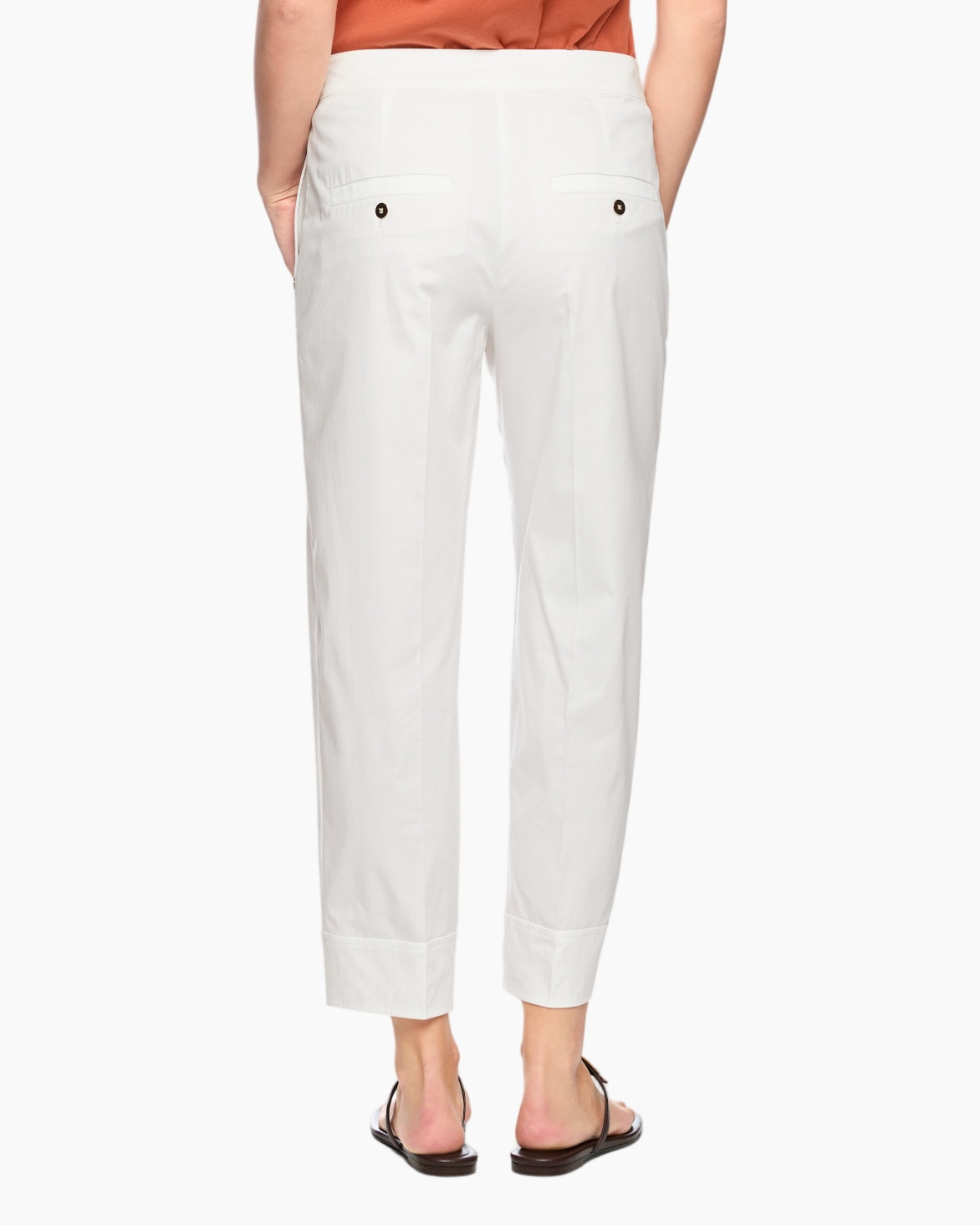 pants, cropped, light, white, pocket