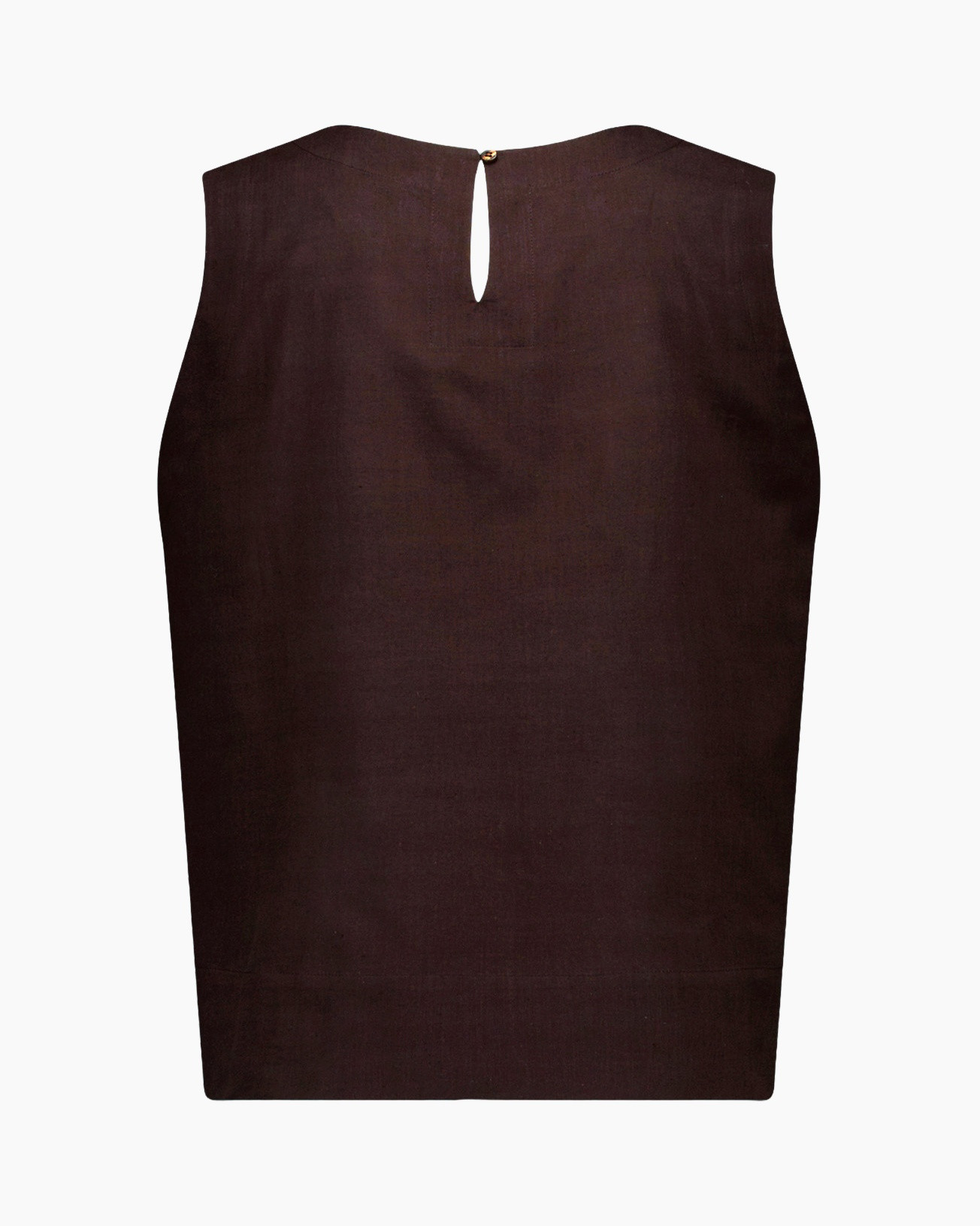 top, saai, bordeaux, linnen, ruggen sleutelgat