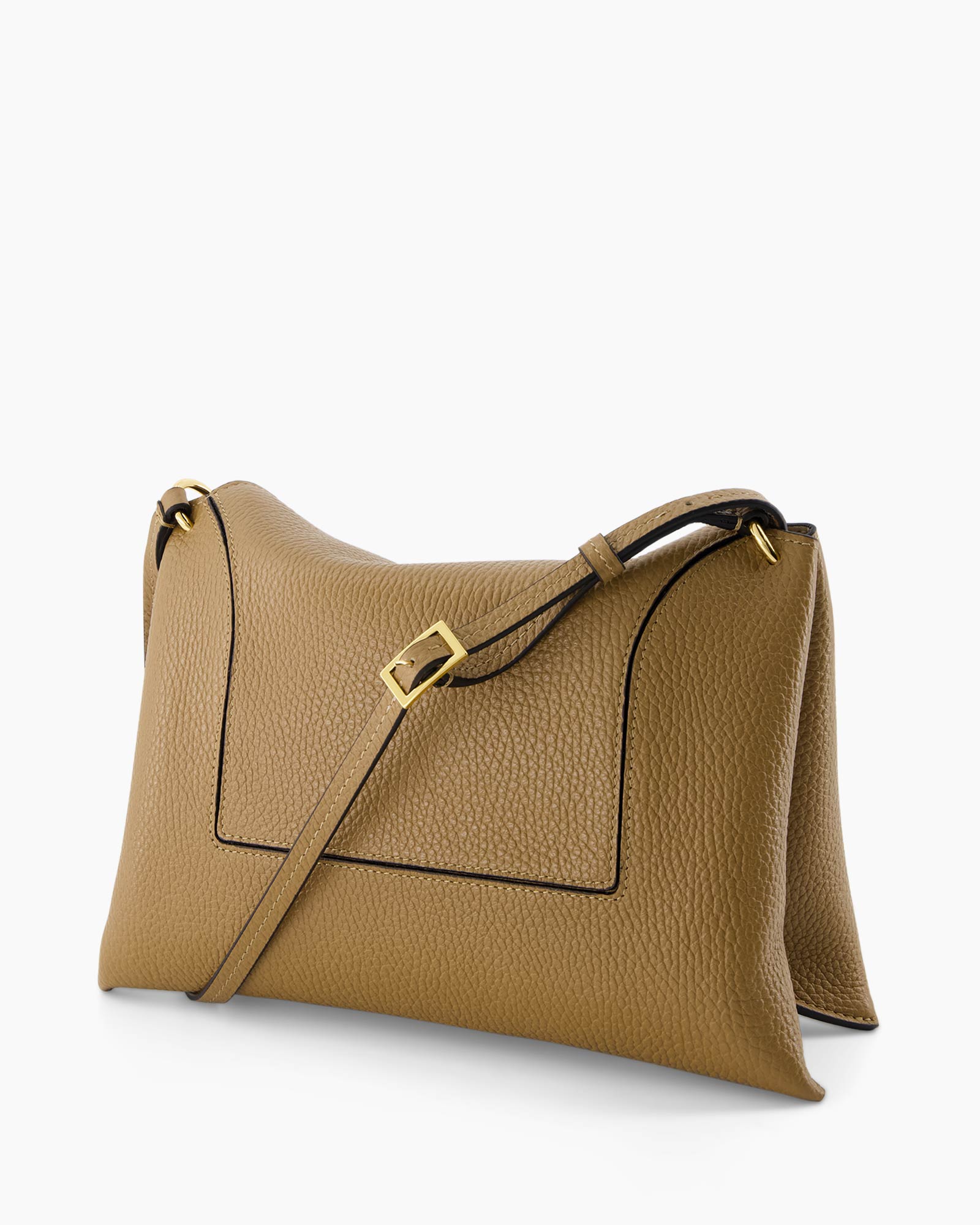 Crossbody Tas Penelope Slouch Licht Bruin