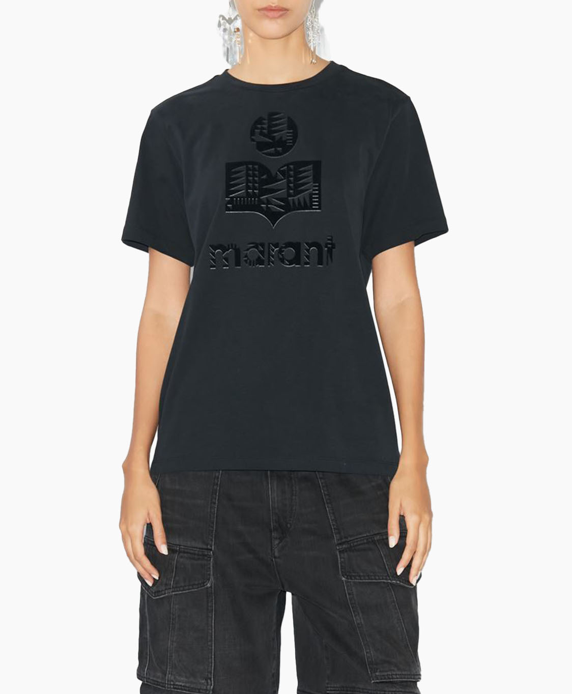 T-shirt Korte Mouw Zewel-ga Zwart