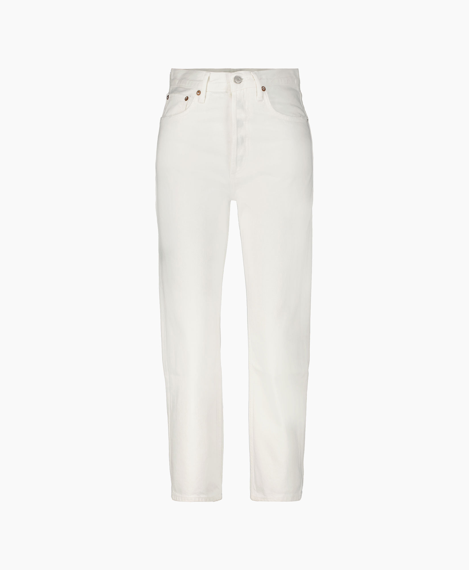 Agolde Jeans 90's Crop Off White