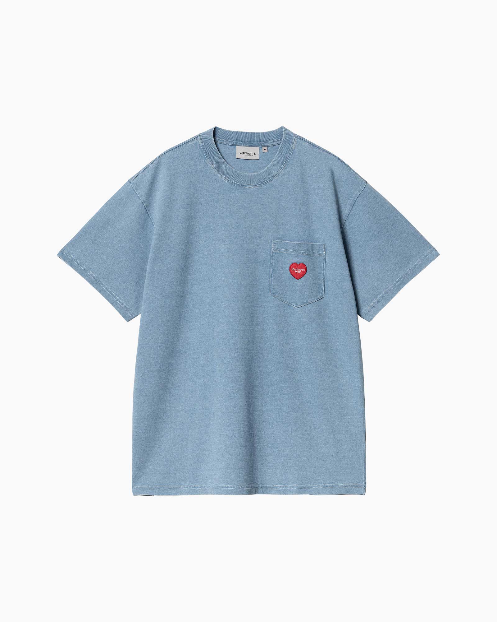 T-shirt Korte Mouw S/s Ingo Pocket Heart T-shirt Licht Blauw