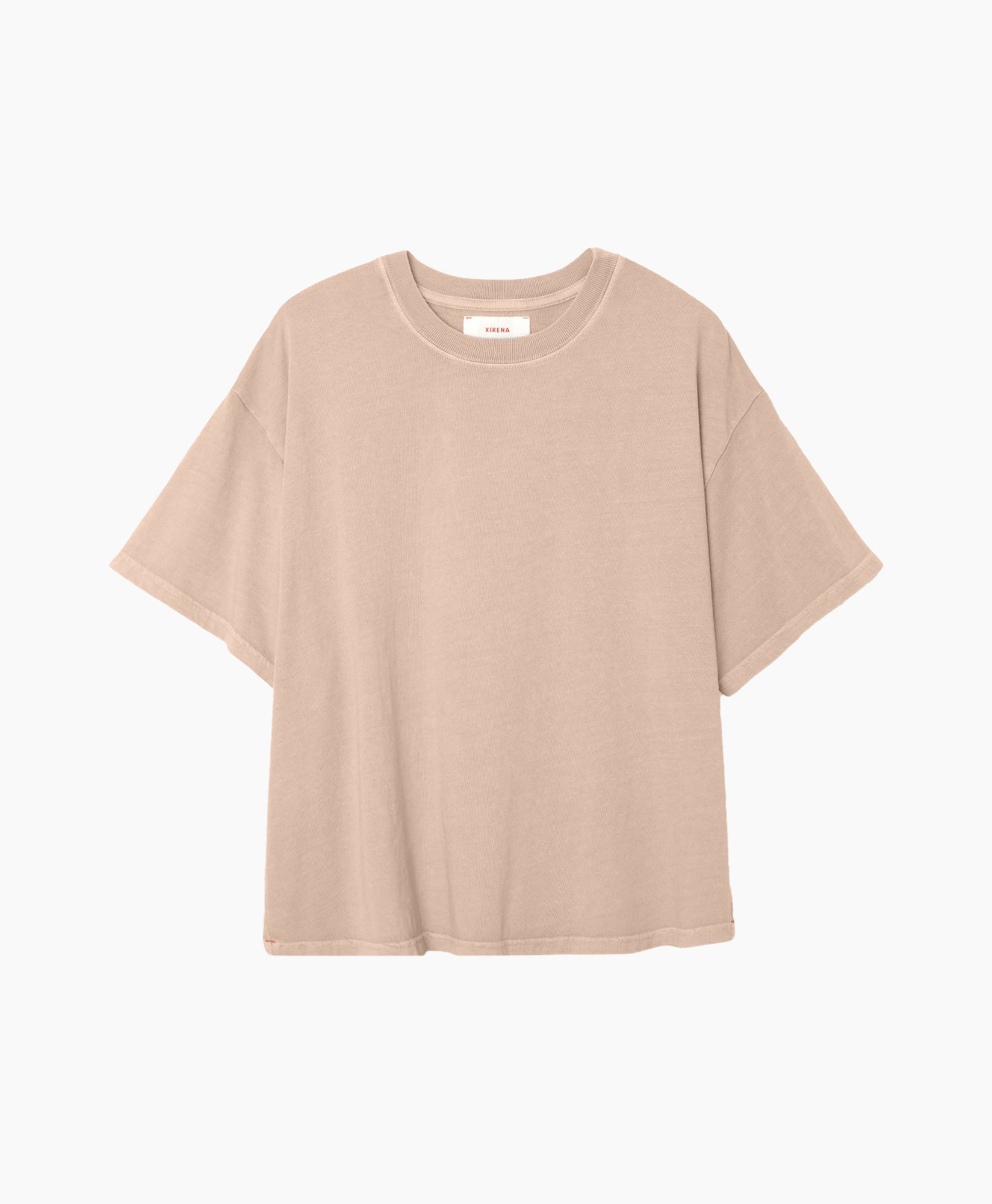T-shirt Korte Mouw Palmer Zand