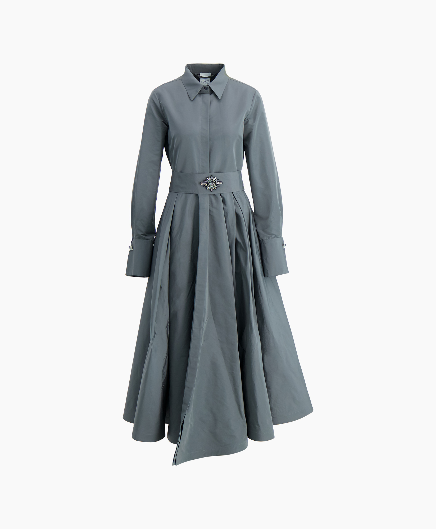 Maxi Jurk Mariastella Grijs