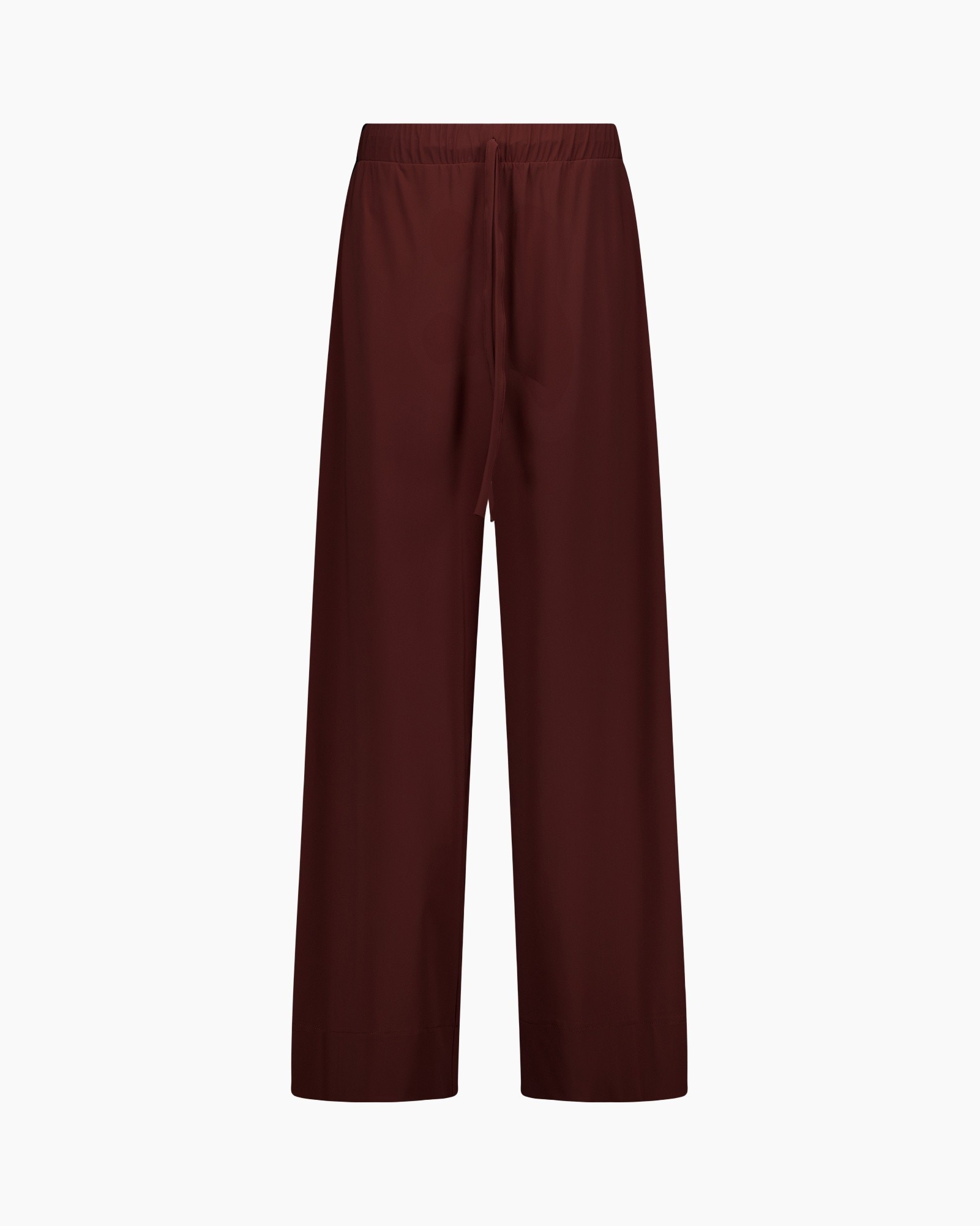 broeken, wijd uitlopende broek, bruin, pants, palazzo