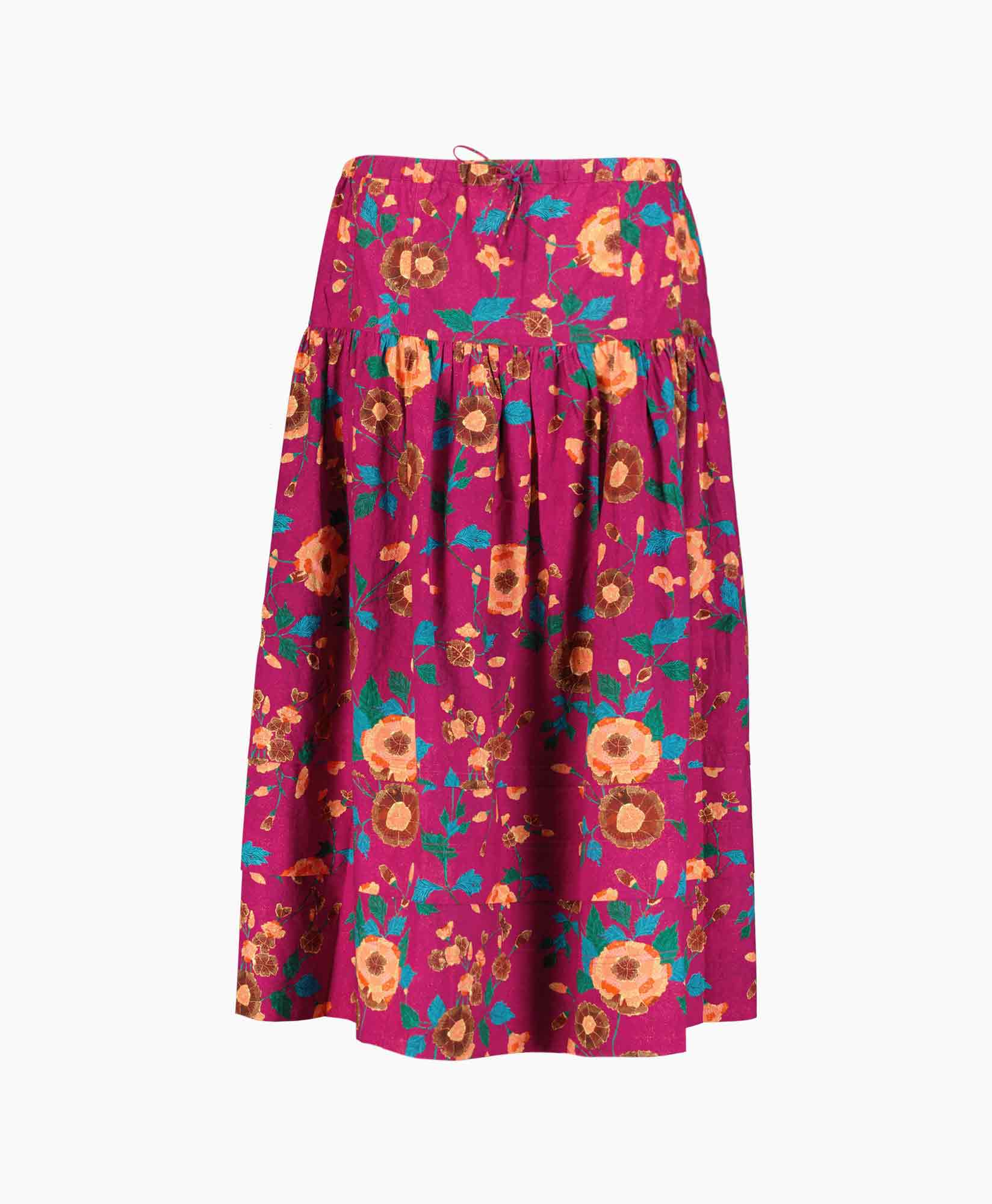 Midi Rok Anthia Roze