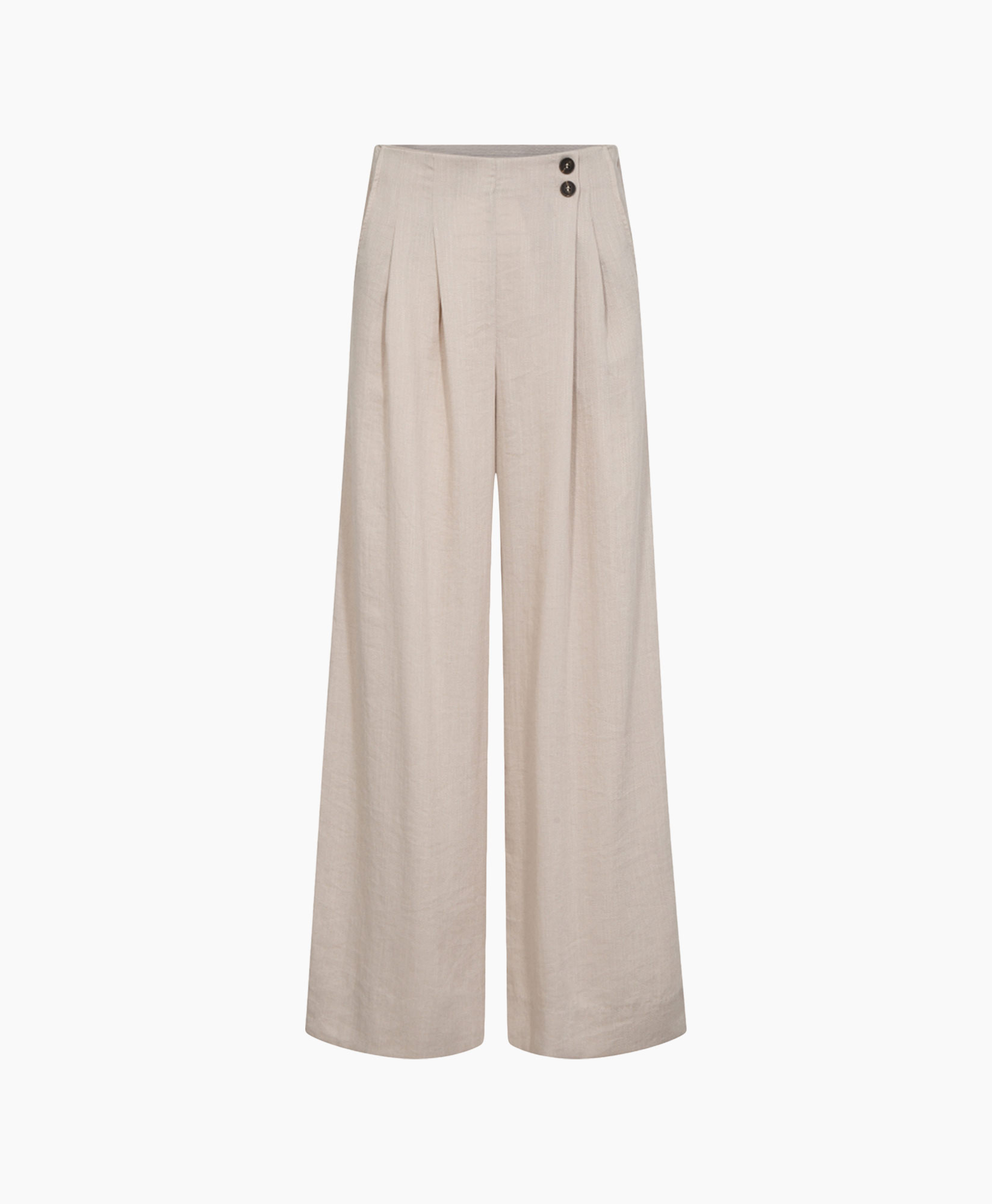 Pantalon Eva Pleat Bruin