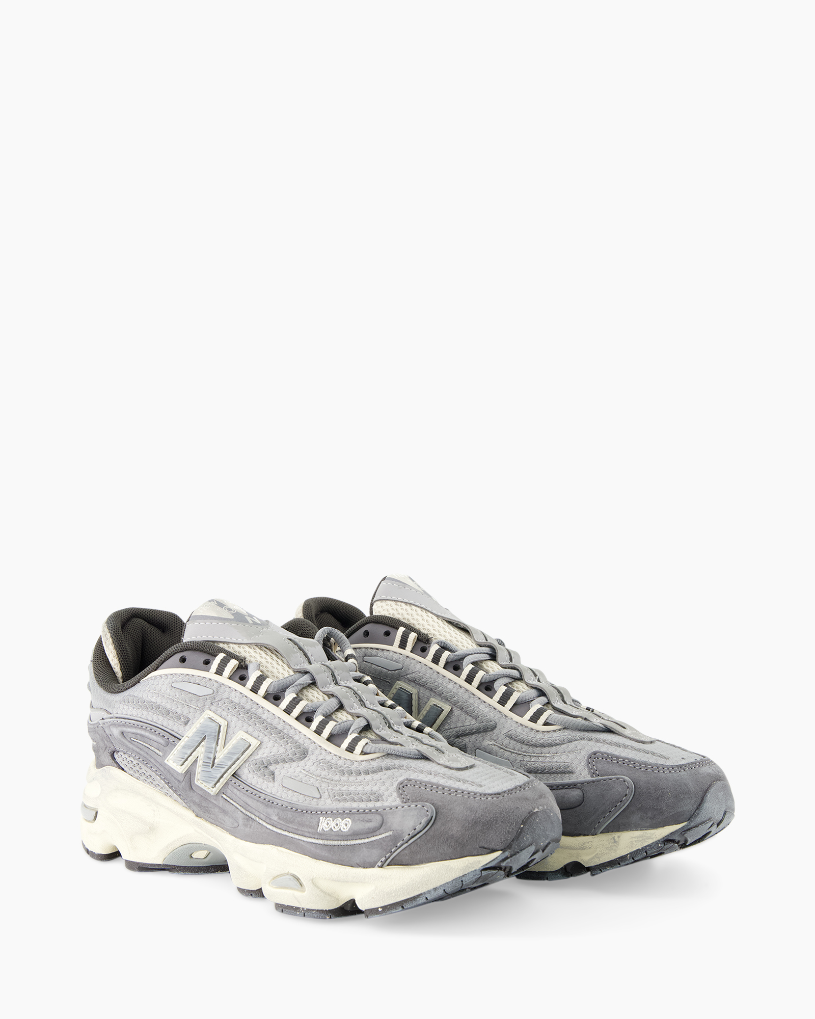 sneaker, sneaker, grijs, mesh, schoen
