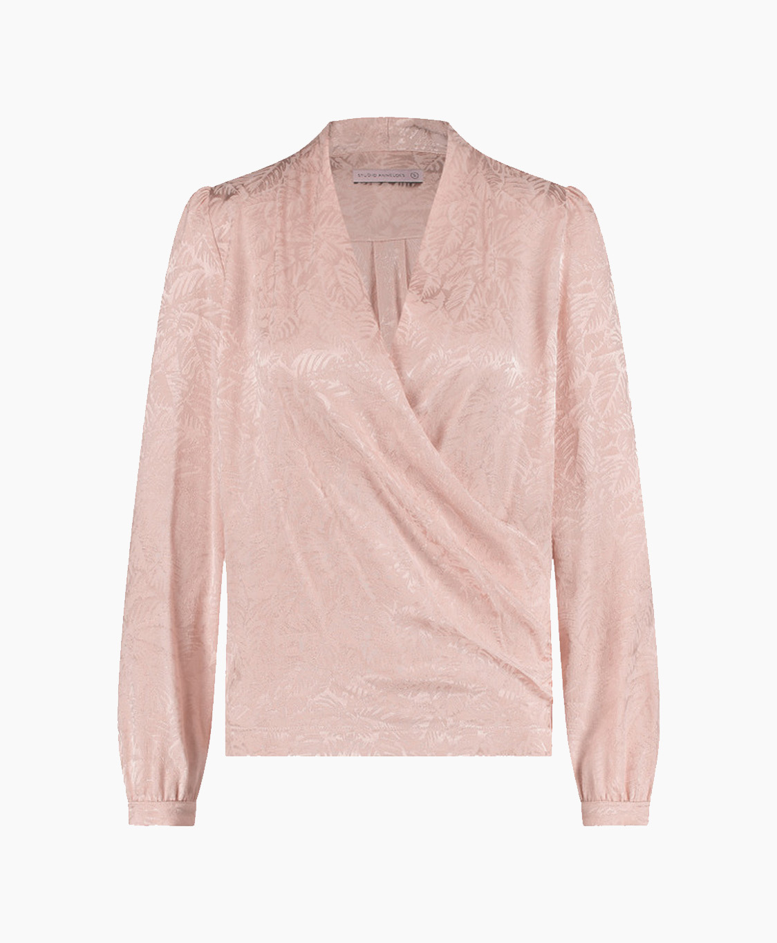 Studio Anneloes Blouse Joanne Structure Wrap Blous Off White