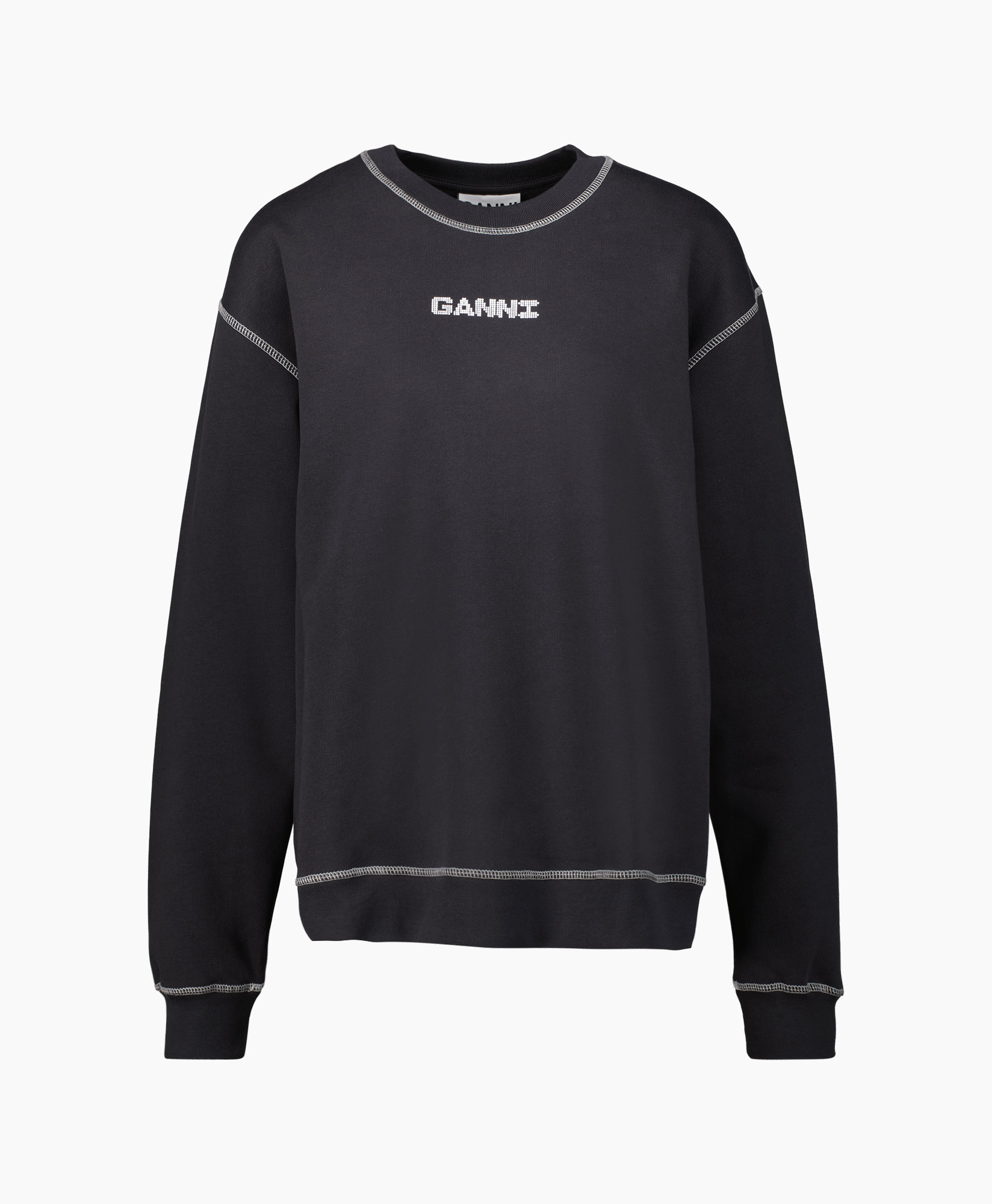 Ganni Pullover T3372 Zwart
