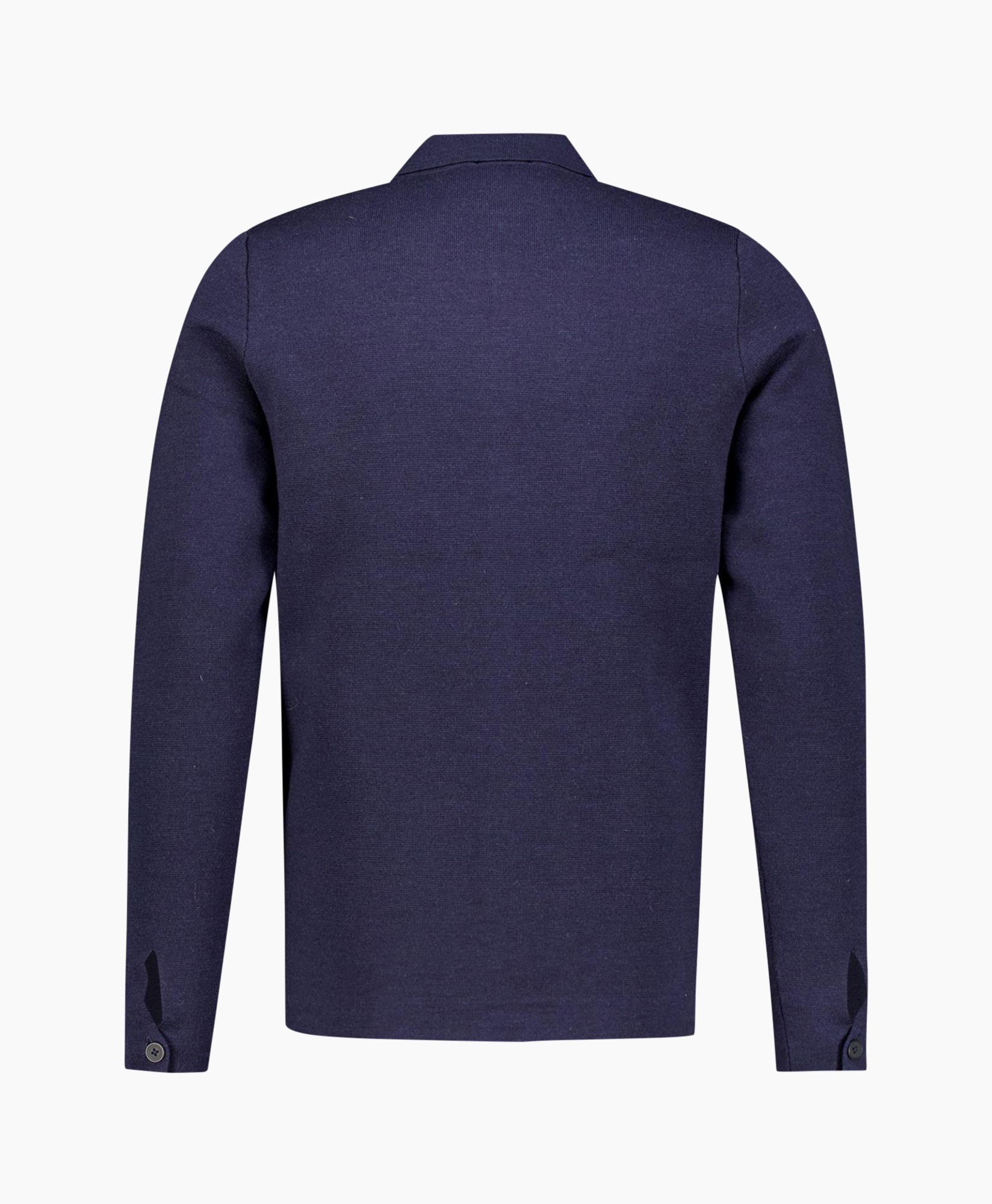 Vest Button Up Donker Blauw