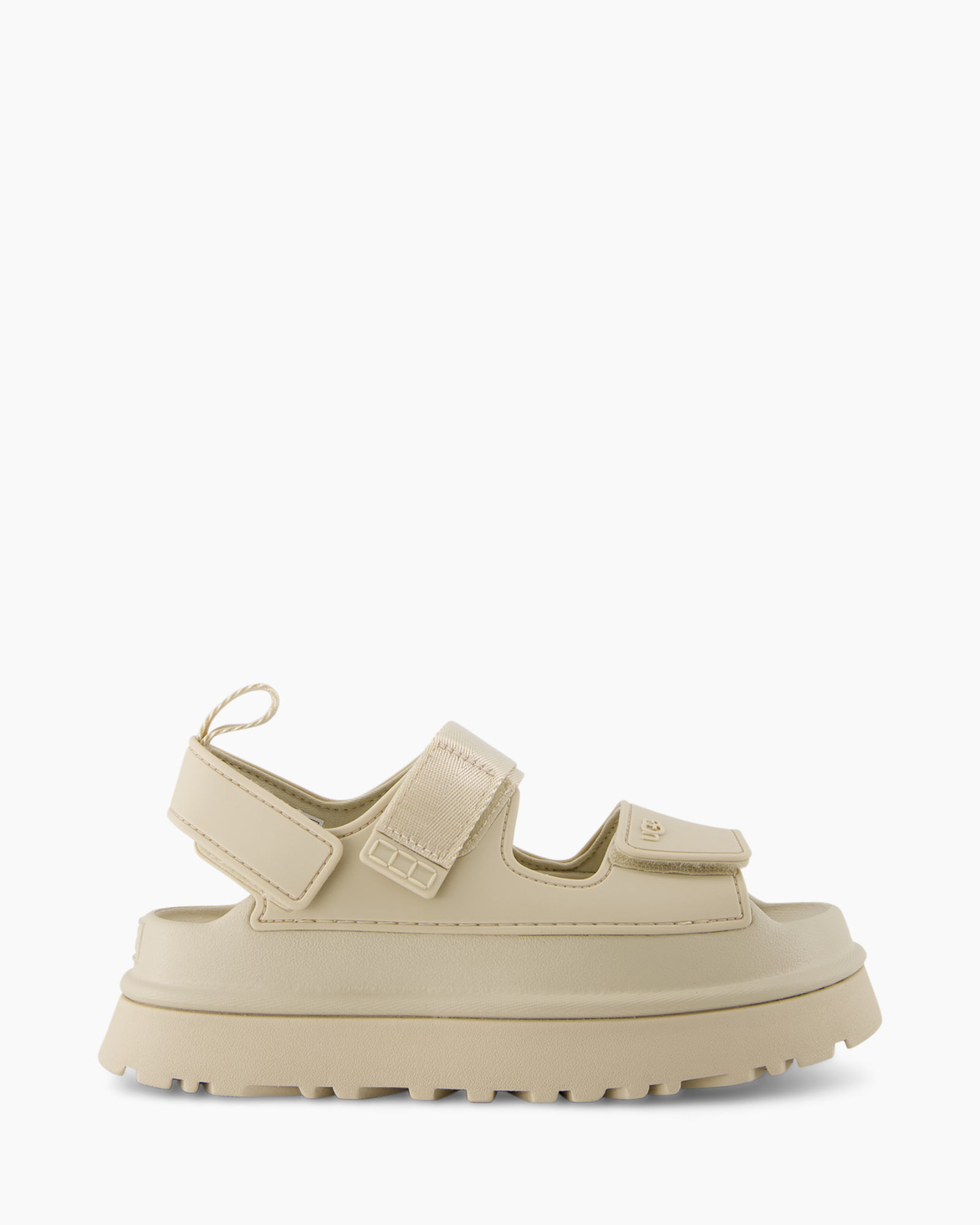 Sandaal Zonder Hak W Goldenglow Beige