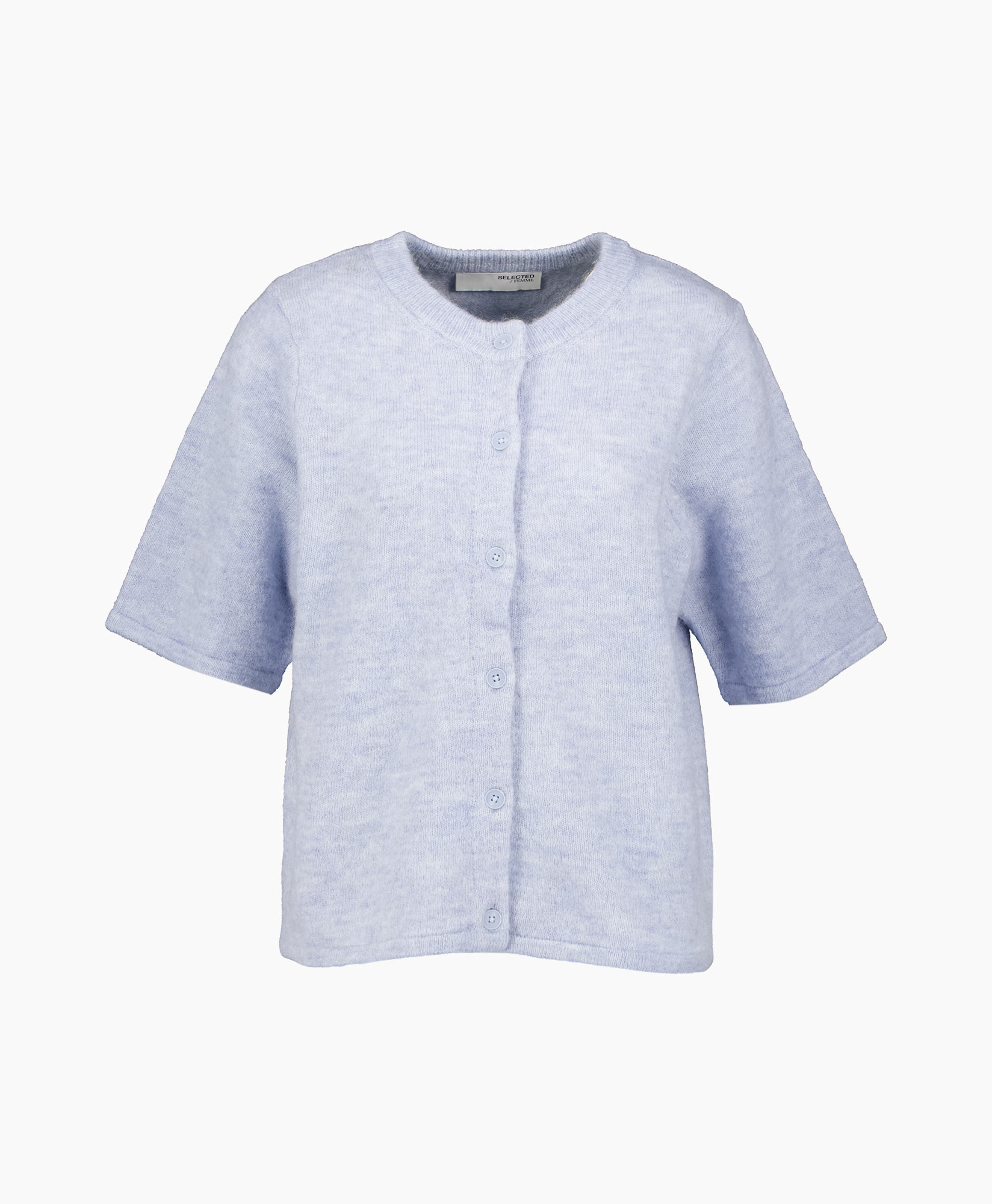 Vest Lulu 2/4 Knit Cardigan Noos Blauw