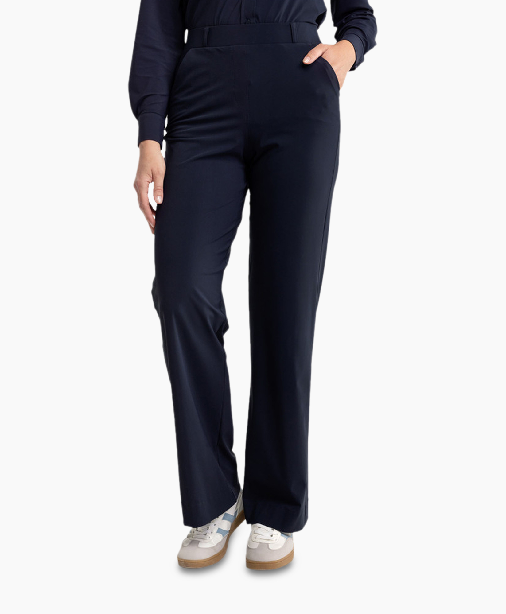 Broek Marilon Trousers Donker Blauw