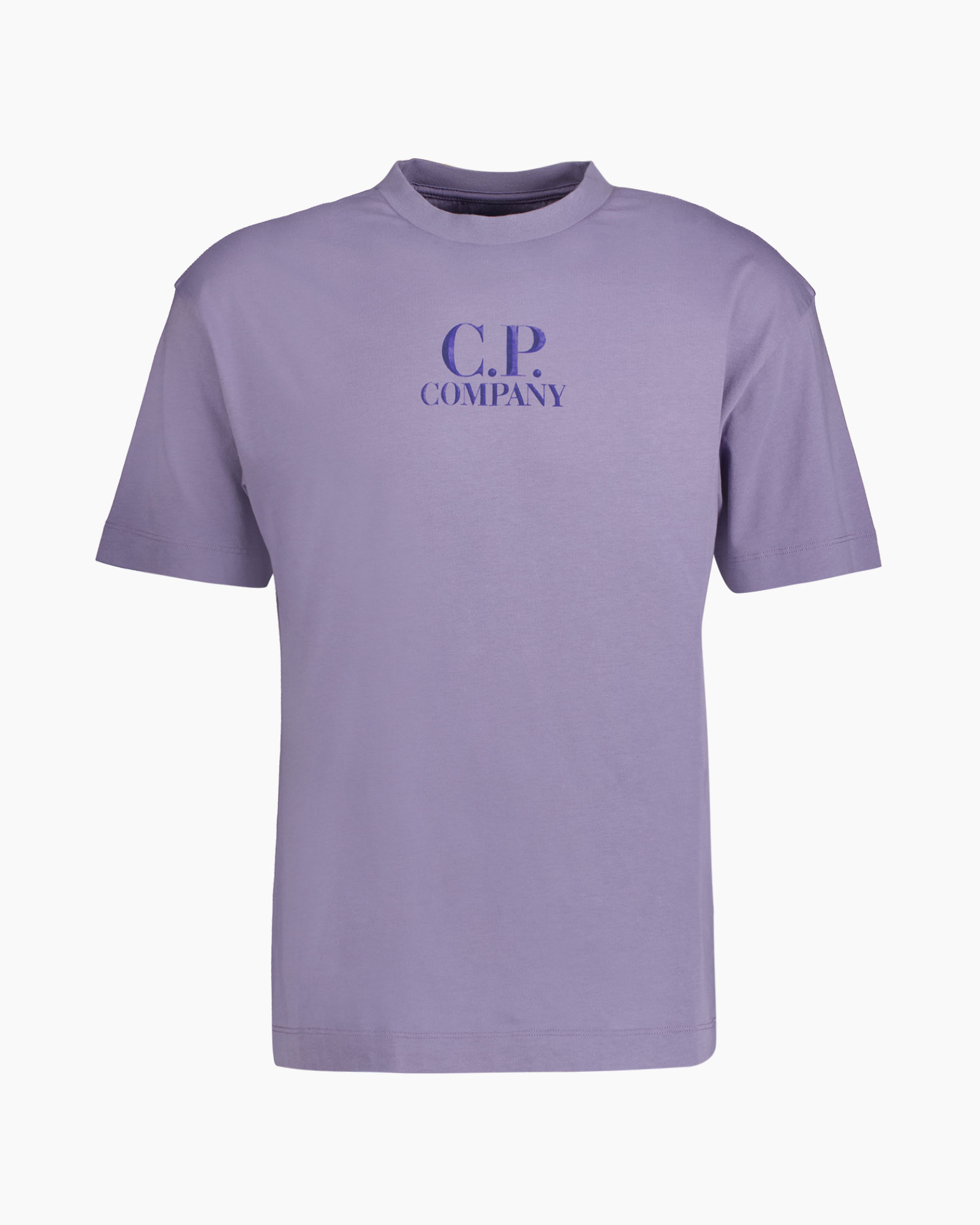 T-shirt Korte Mouw 30/1 Jersey Logo Tee Lavendel