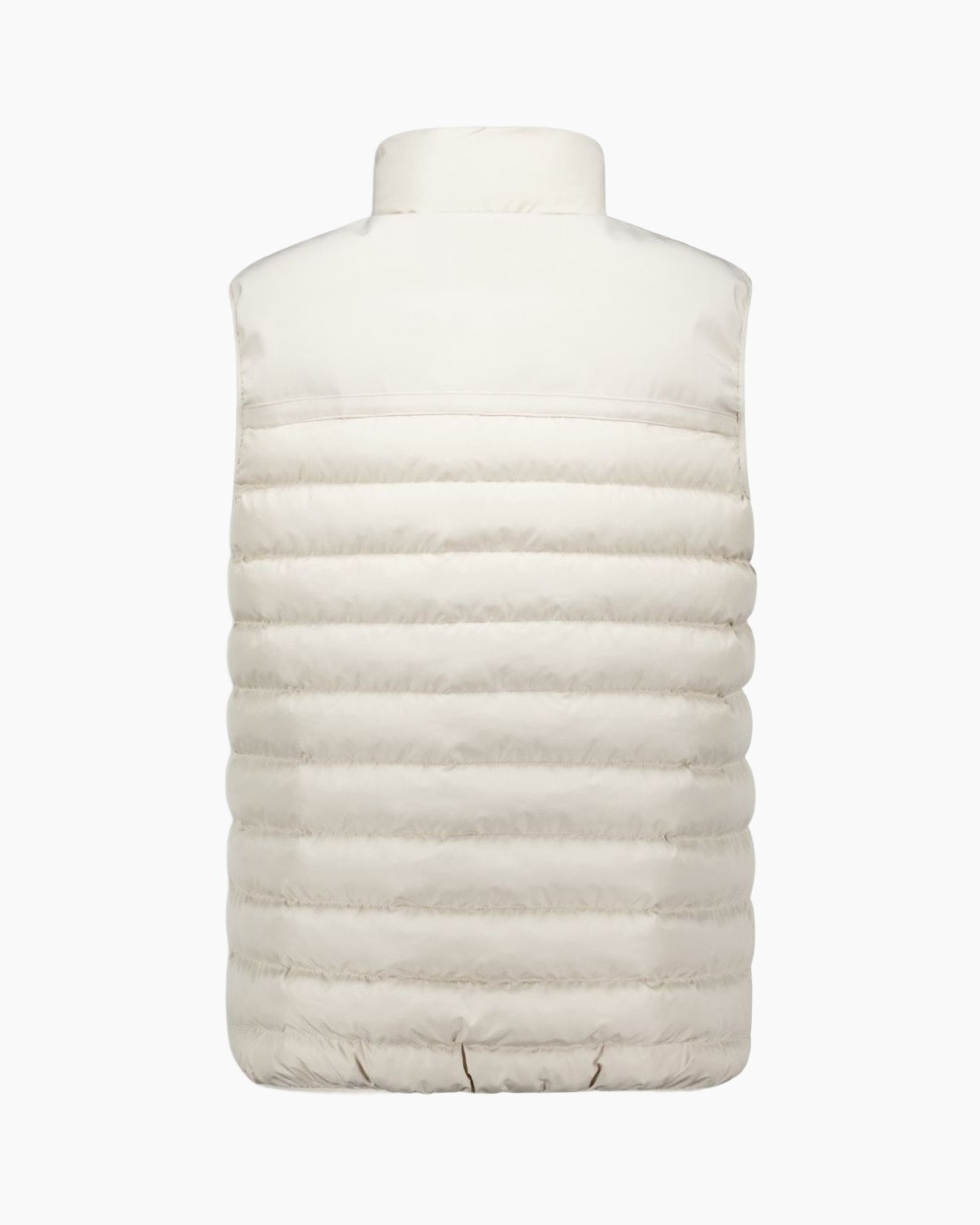 puffer vest, down vest, zipper, high collar, pocket zippers