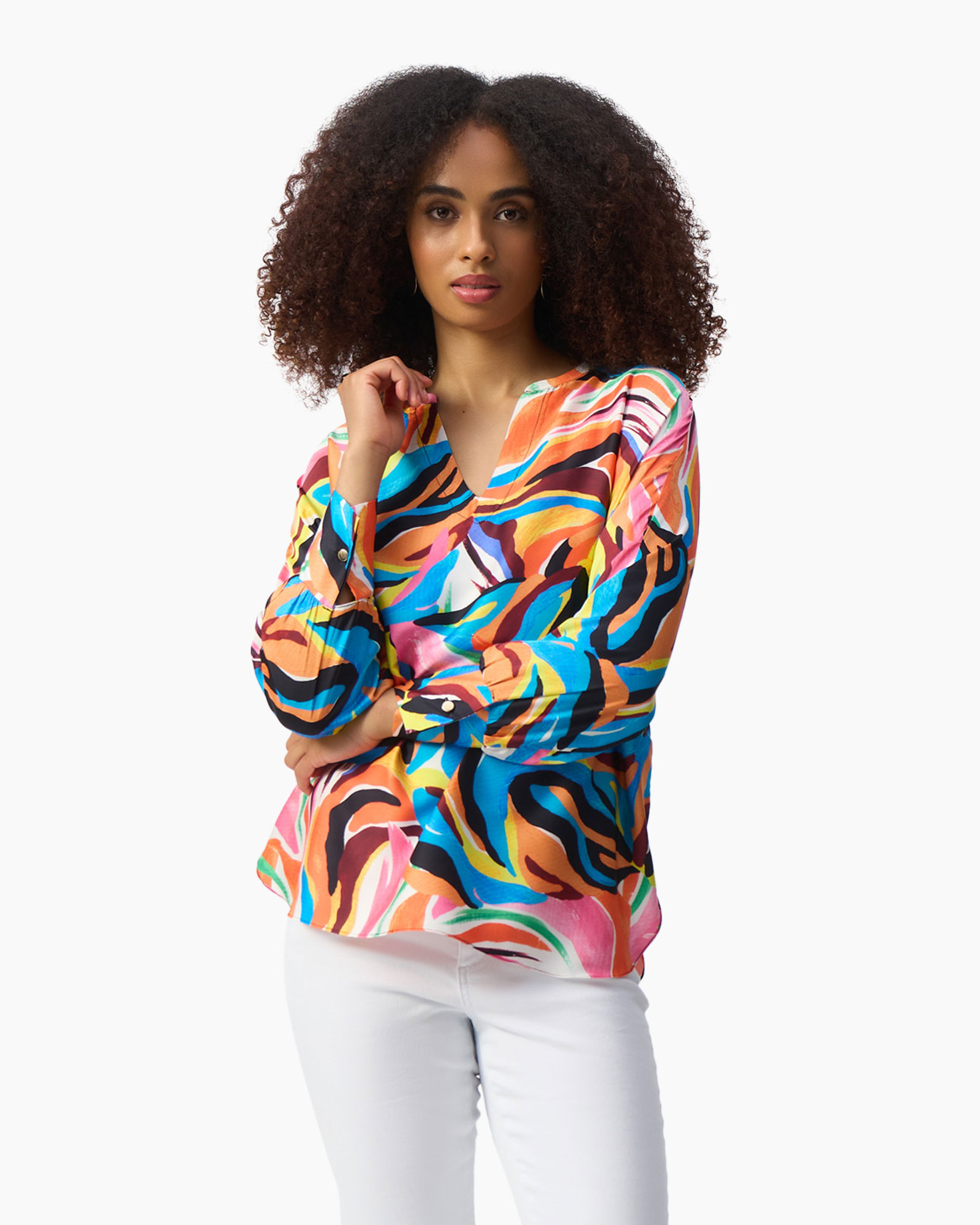 Top Print Vanille