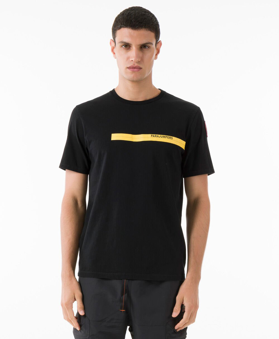 Parajumpers  T-shirt Korte Mouw Tape Tee Zwart