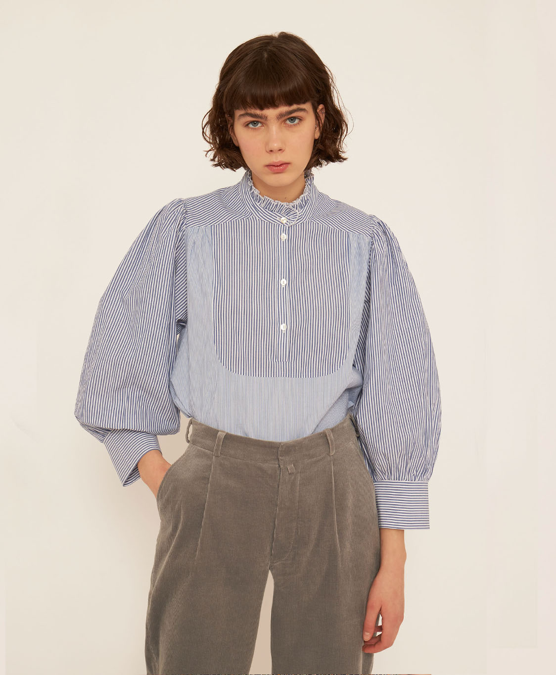 Antik Batik Blouse Popy Blouse Blauw