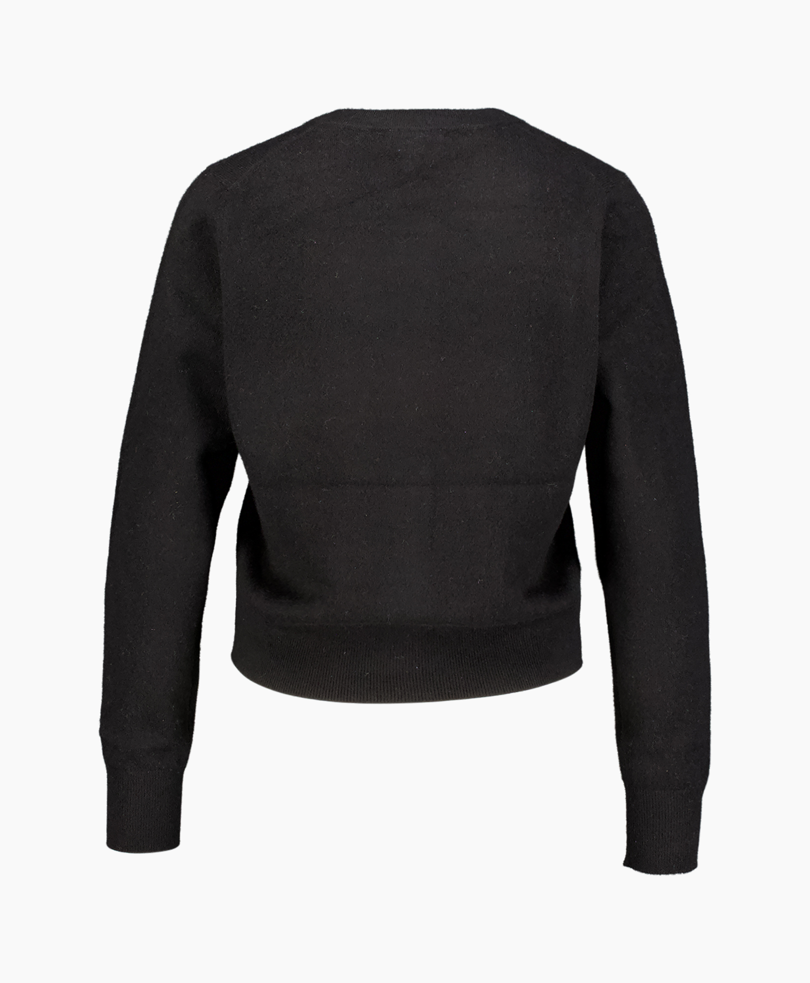 cardigan, zwart, brei, bandknoop detail, lange mouw