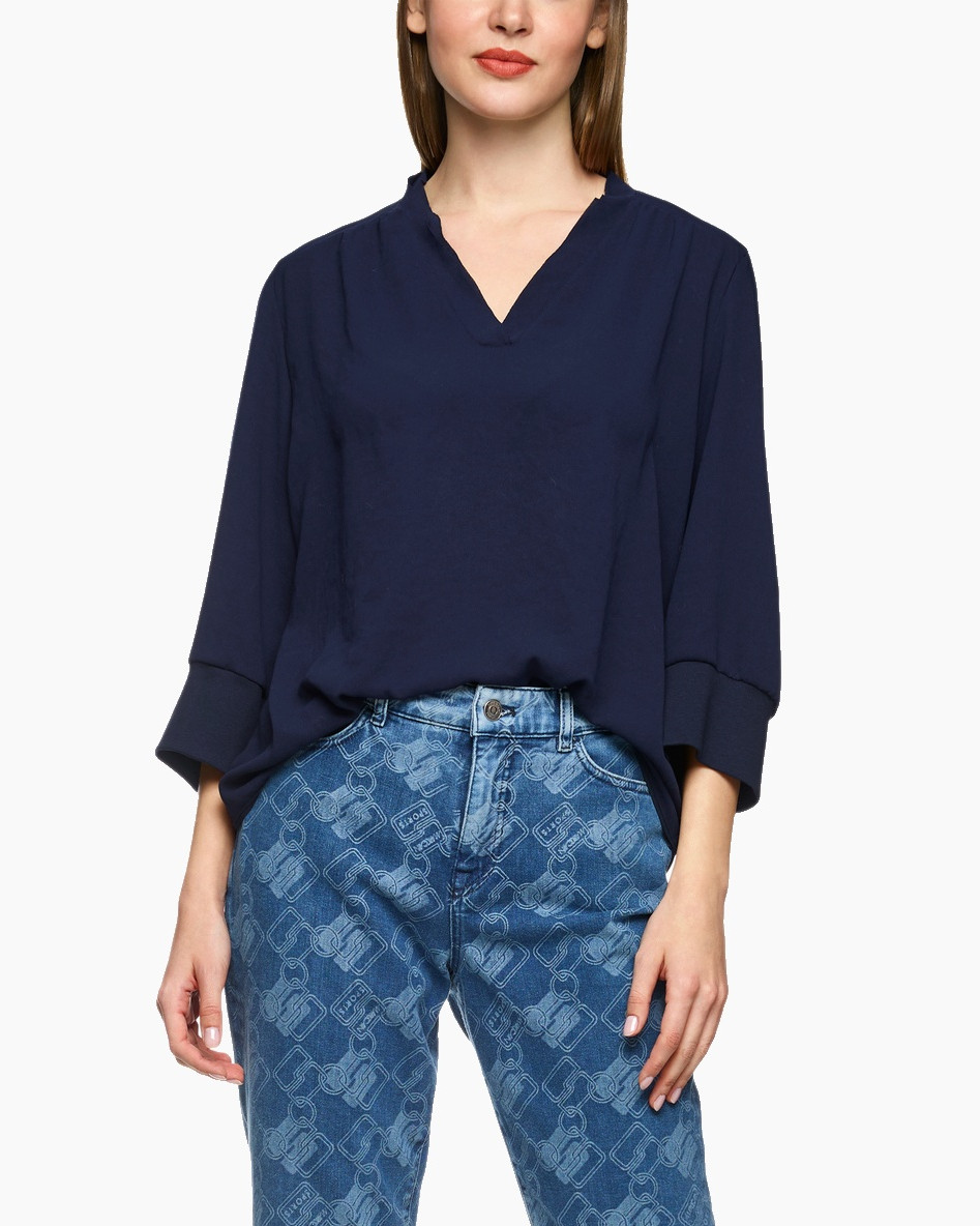 Blouse Zs 55.04 J57 Blauw