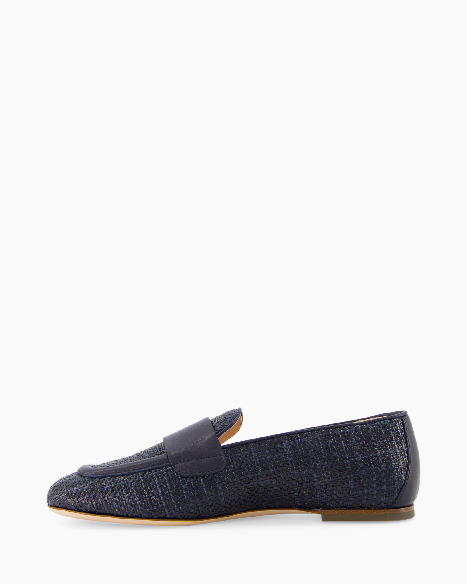 Loafer Sheryl Raffia Donker Blauw Loafer Sheryl Raffia Donker Blauw