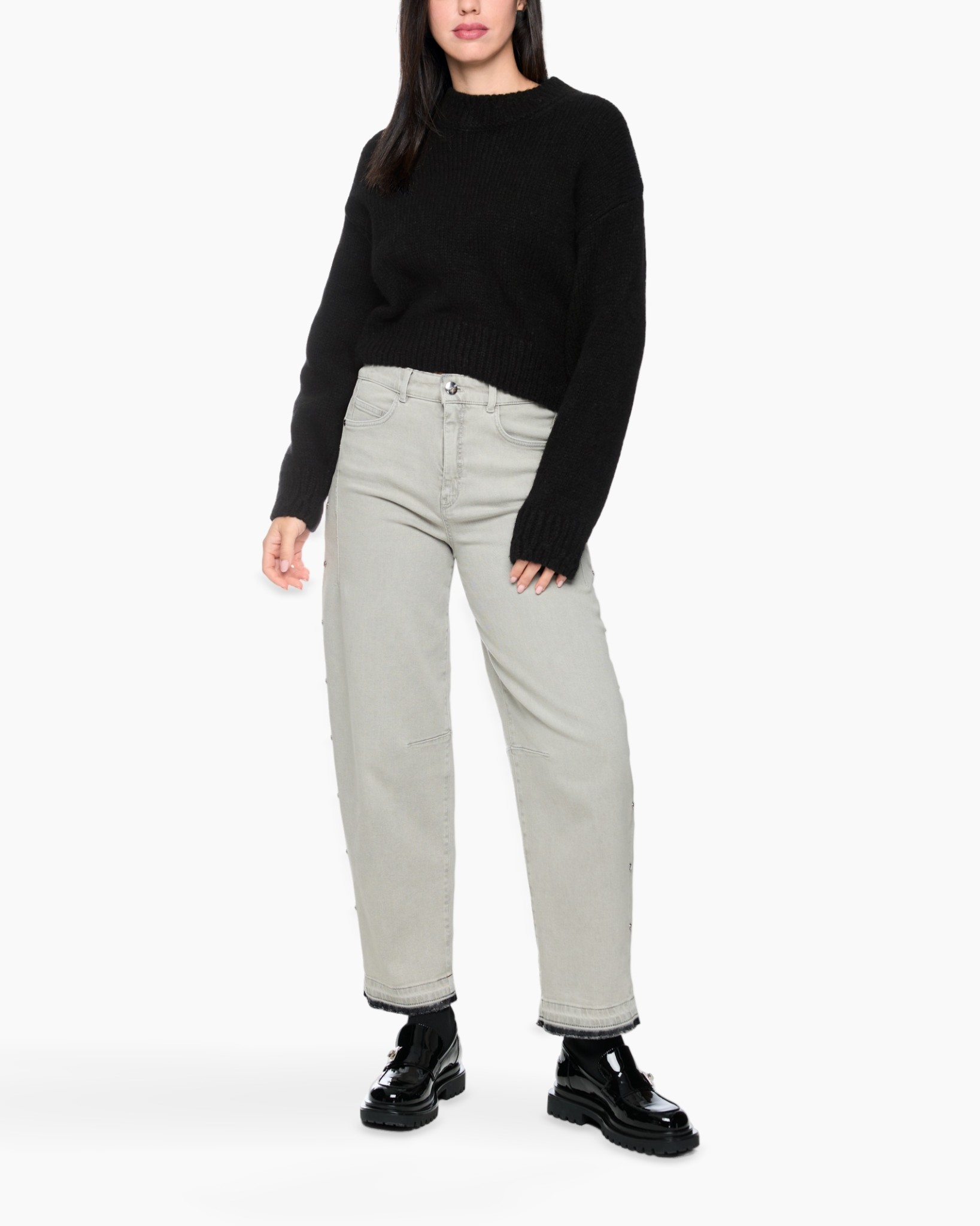 truien, zwart, breiwerk, pullover, losvallend