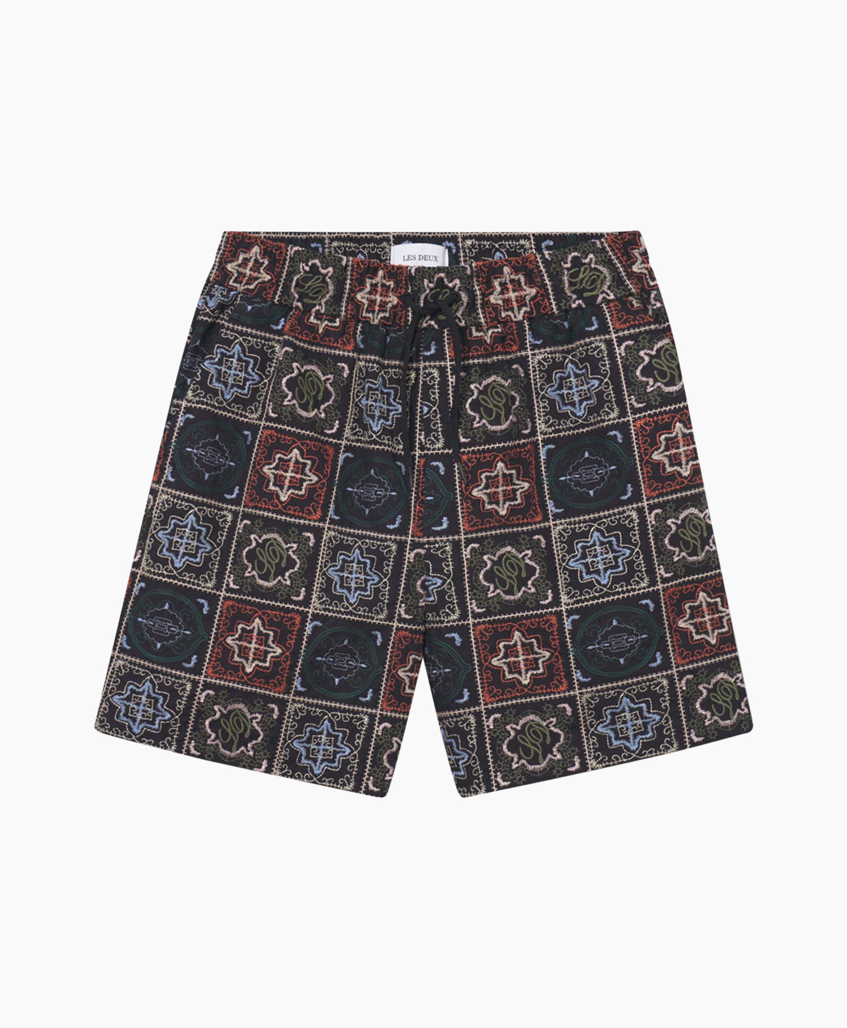 Korte Broek Harry Aoe Tile Zwart